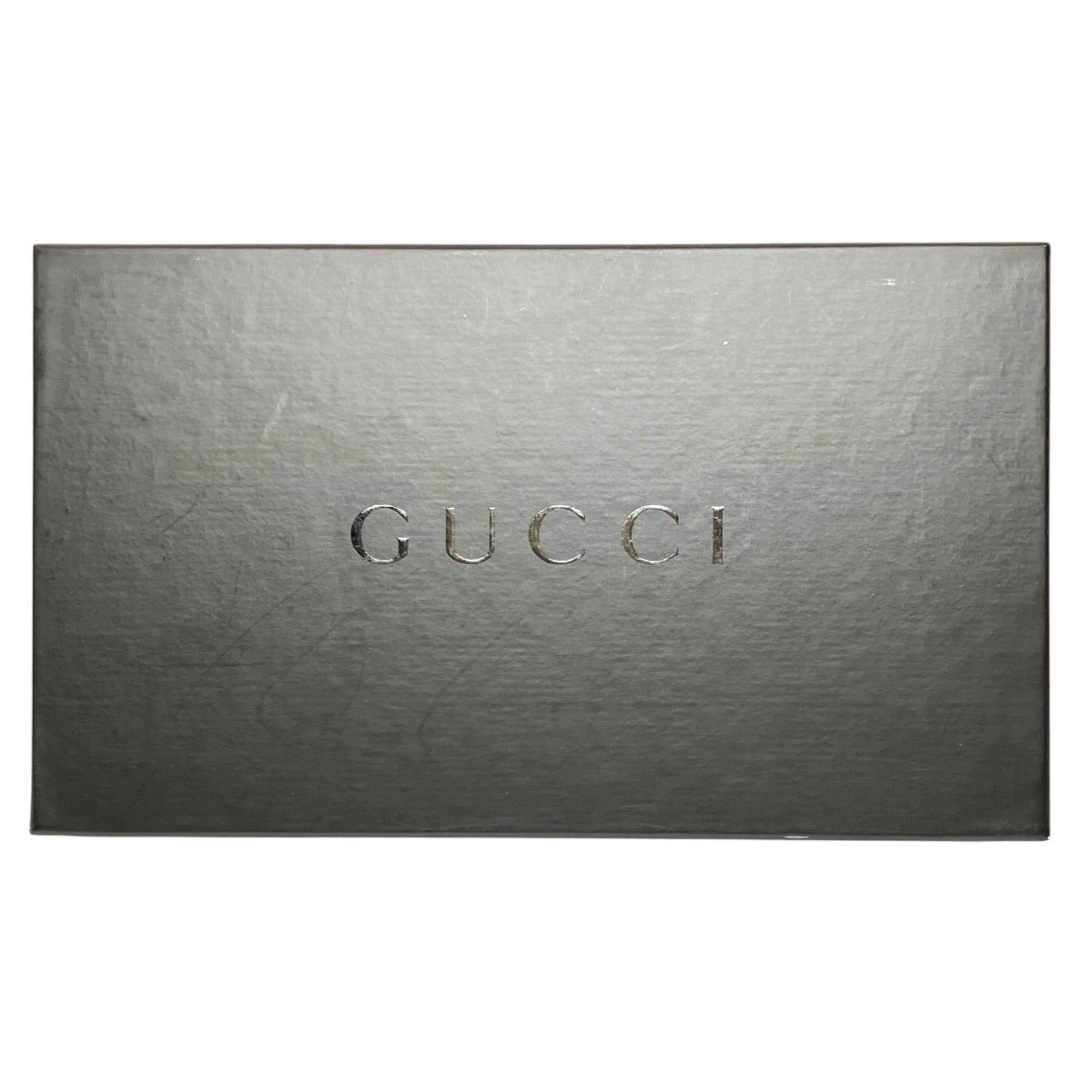 Gucci Guccissima Brown Leather Long Wallet (Bi-Fold) (Pre-Owned)