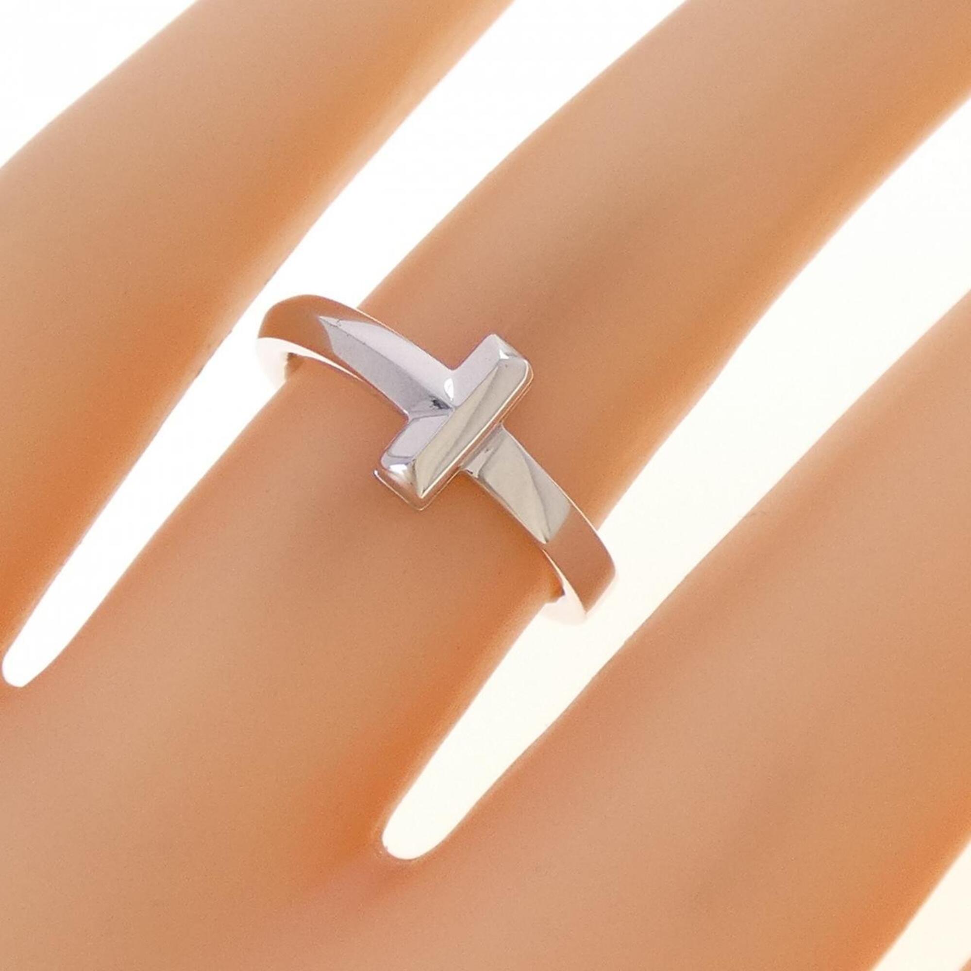 Tiffany White Gold (18K) Band Ring (Pre-Owned)