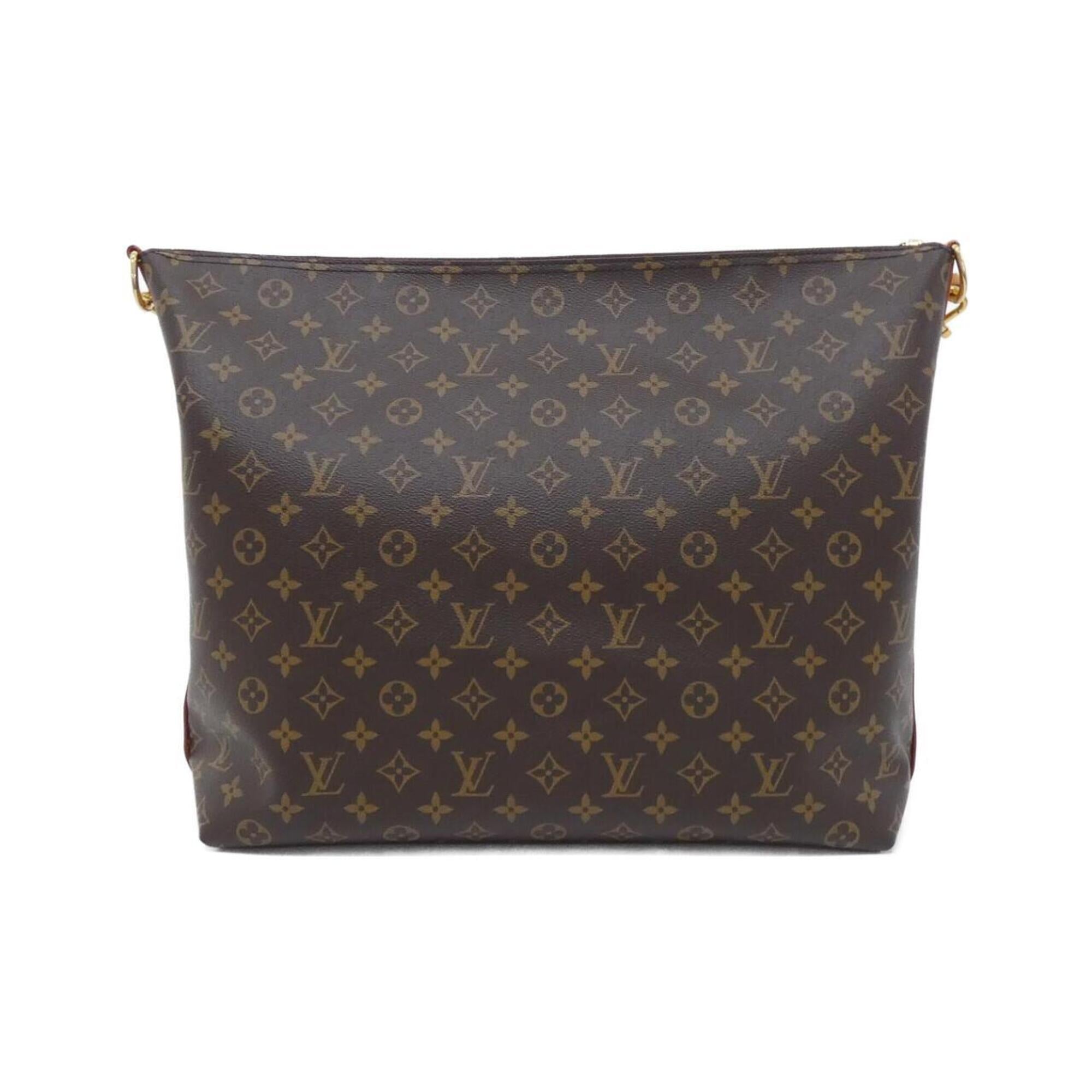 Louis Vuitton Monogram Marron Coated Canvas Shoulder Bag (Pre-Owned)
