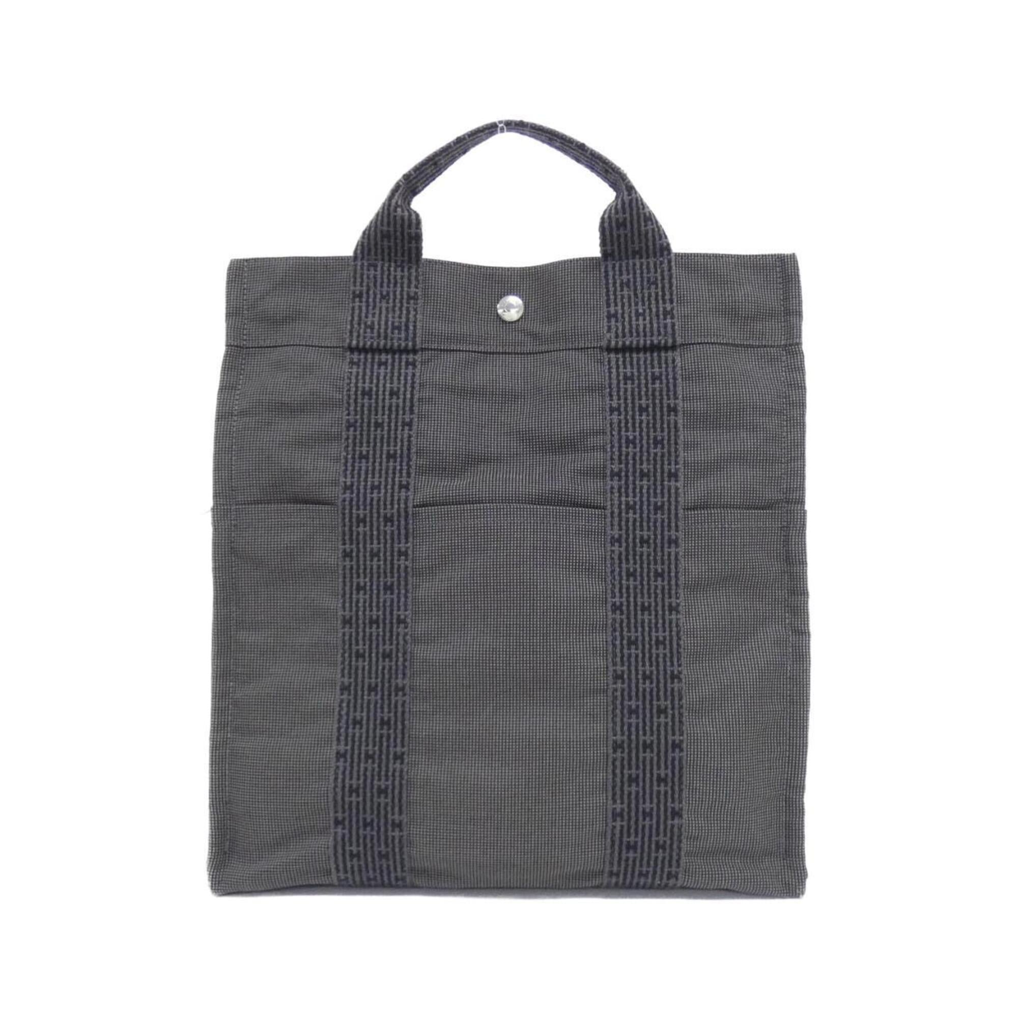 Hermes Black Canvas Backpack (Pre-Owned)