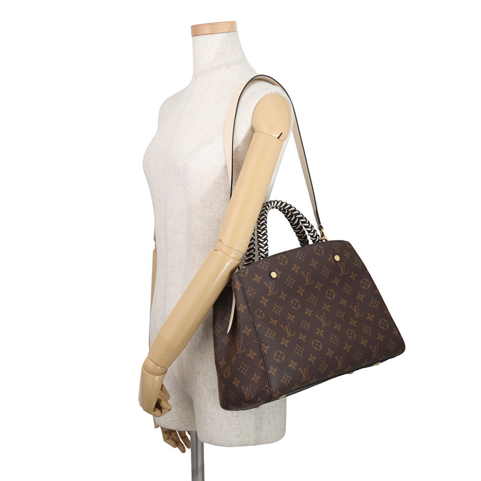 Louis Vuitton Monogram Monogram Noir Monogram Handbag Shoulder Bag (Pre-Owned)