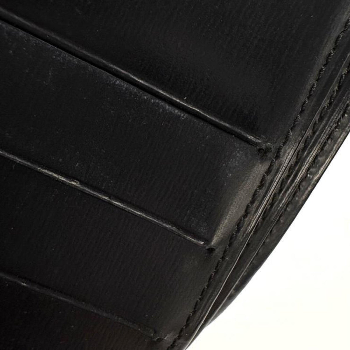 Cartier Black Leather Wallet (Bi-Fold) (Pre-Owned)