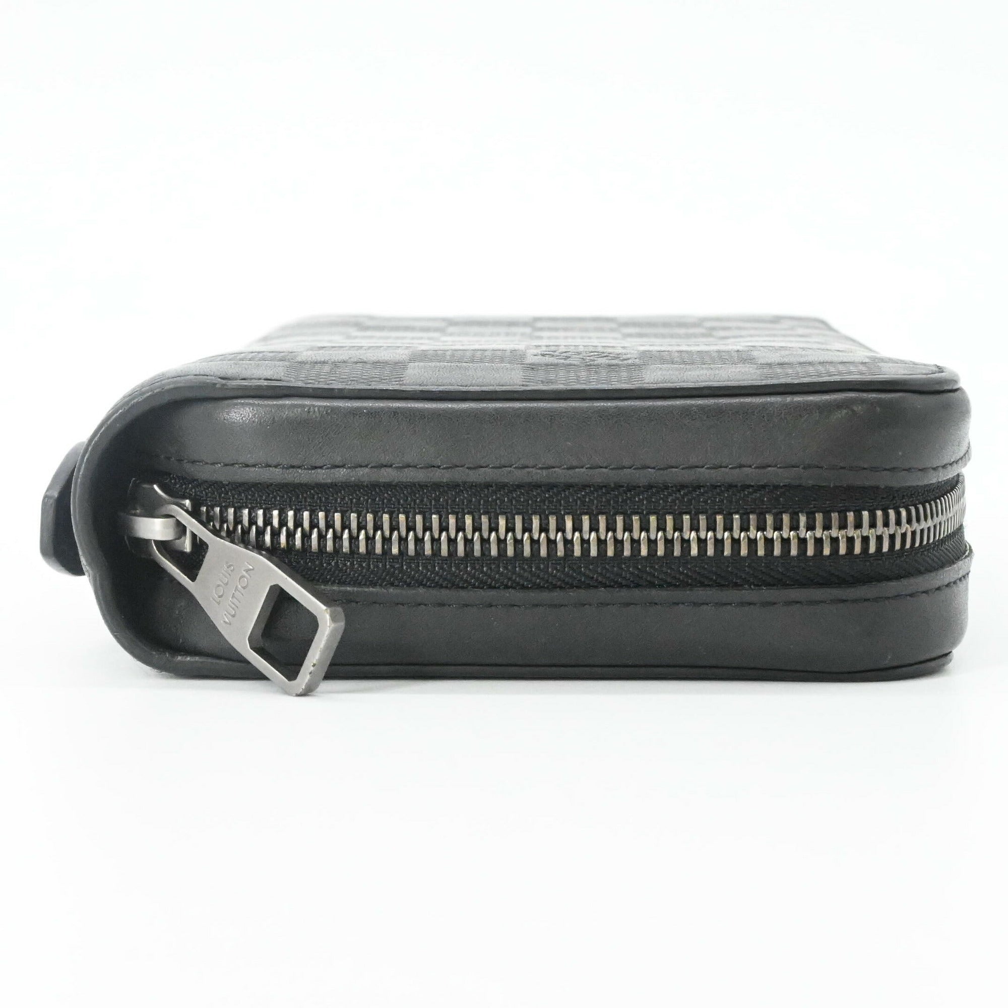 Louis Vuitton Black Damier Infini Long Wallet (Bi-Fold) (Pre-Owned)
