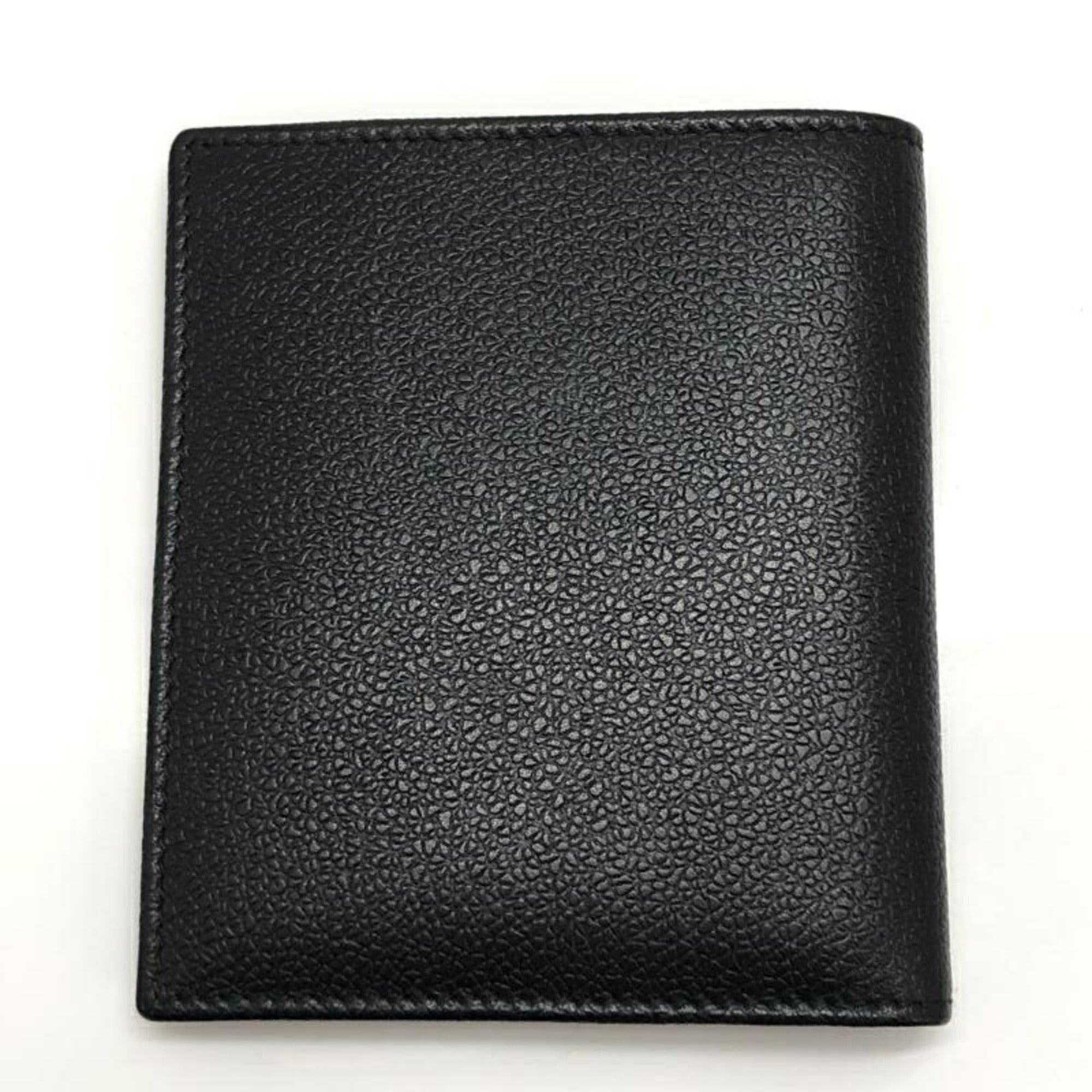 Bvlgari Black Leather Wallet (Bi-Fold) (Pre-Owned)