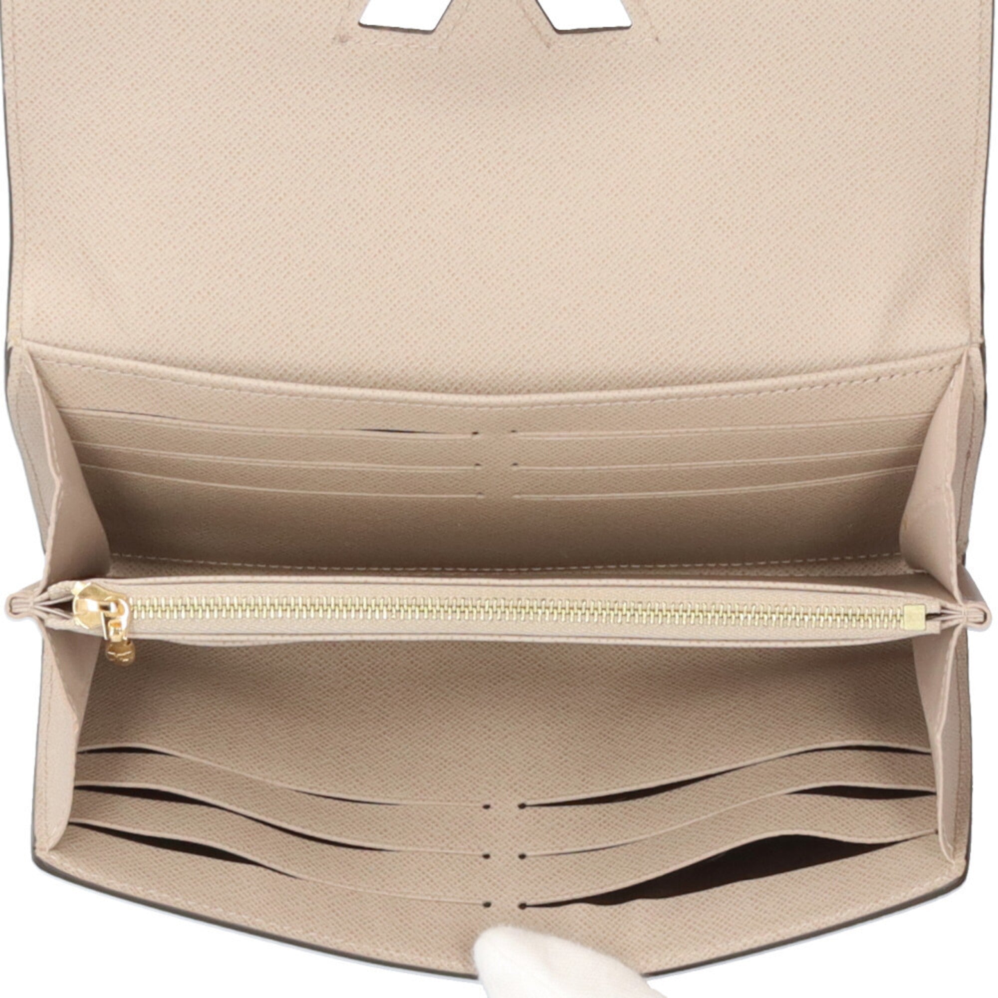 Louis Vuitton Beige Epi Leather Long Wallet (Tri-Fold) (Pre-Owned)
