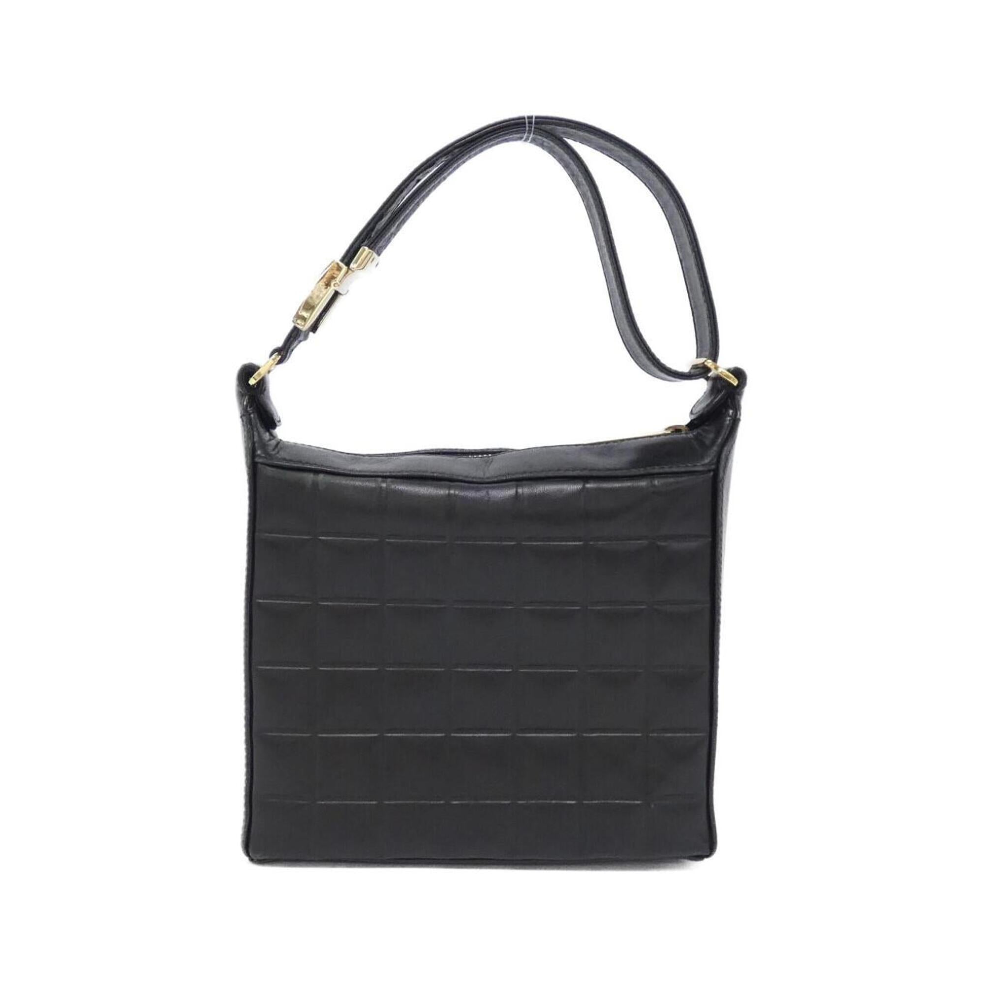 Chanel Black Leather Shoulder Bag (Pre-Owned)