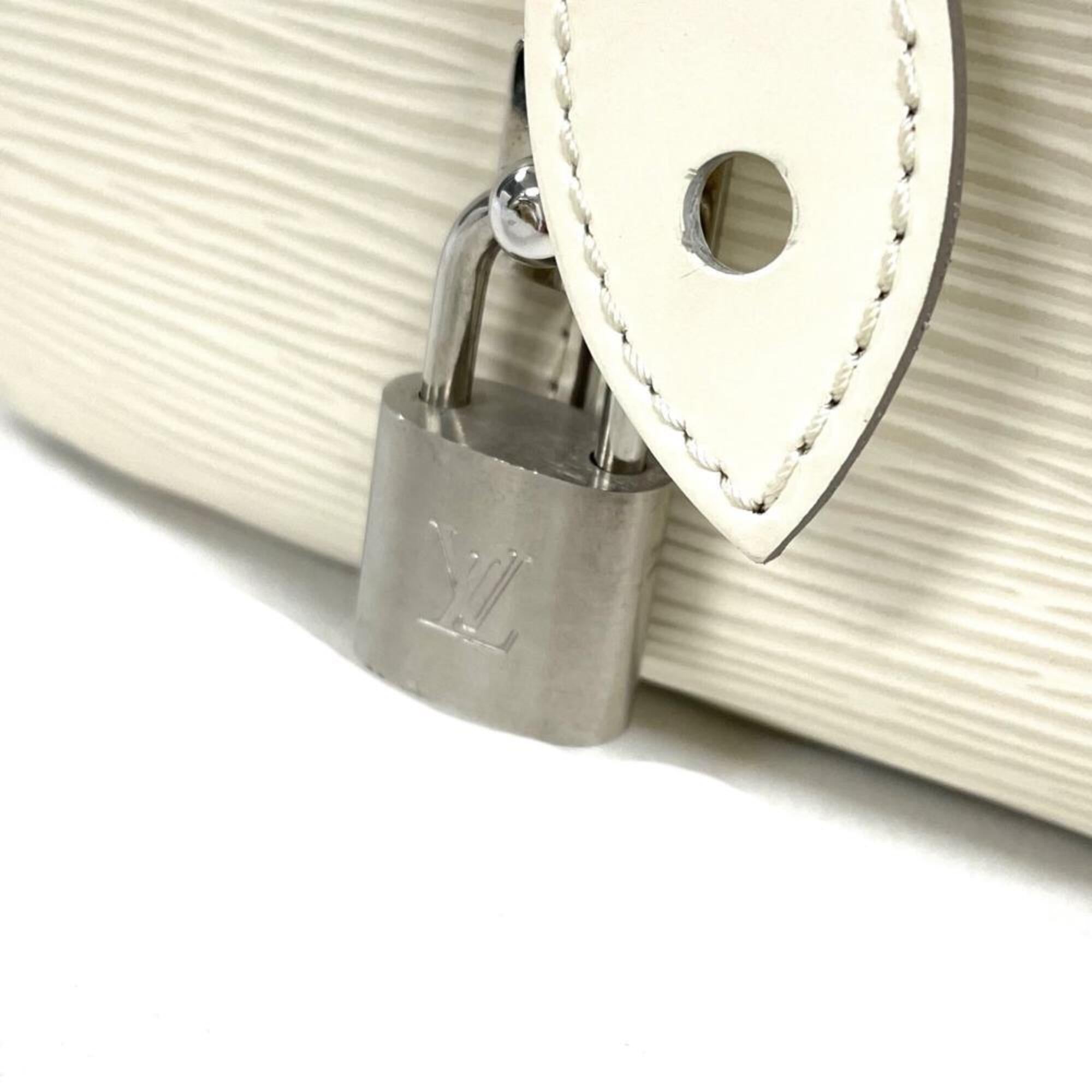 Louis Vuitton Beige Lv Off White Epi Leather Handbag (Pre-Owned)