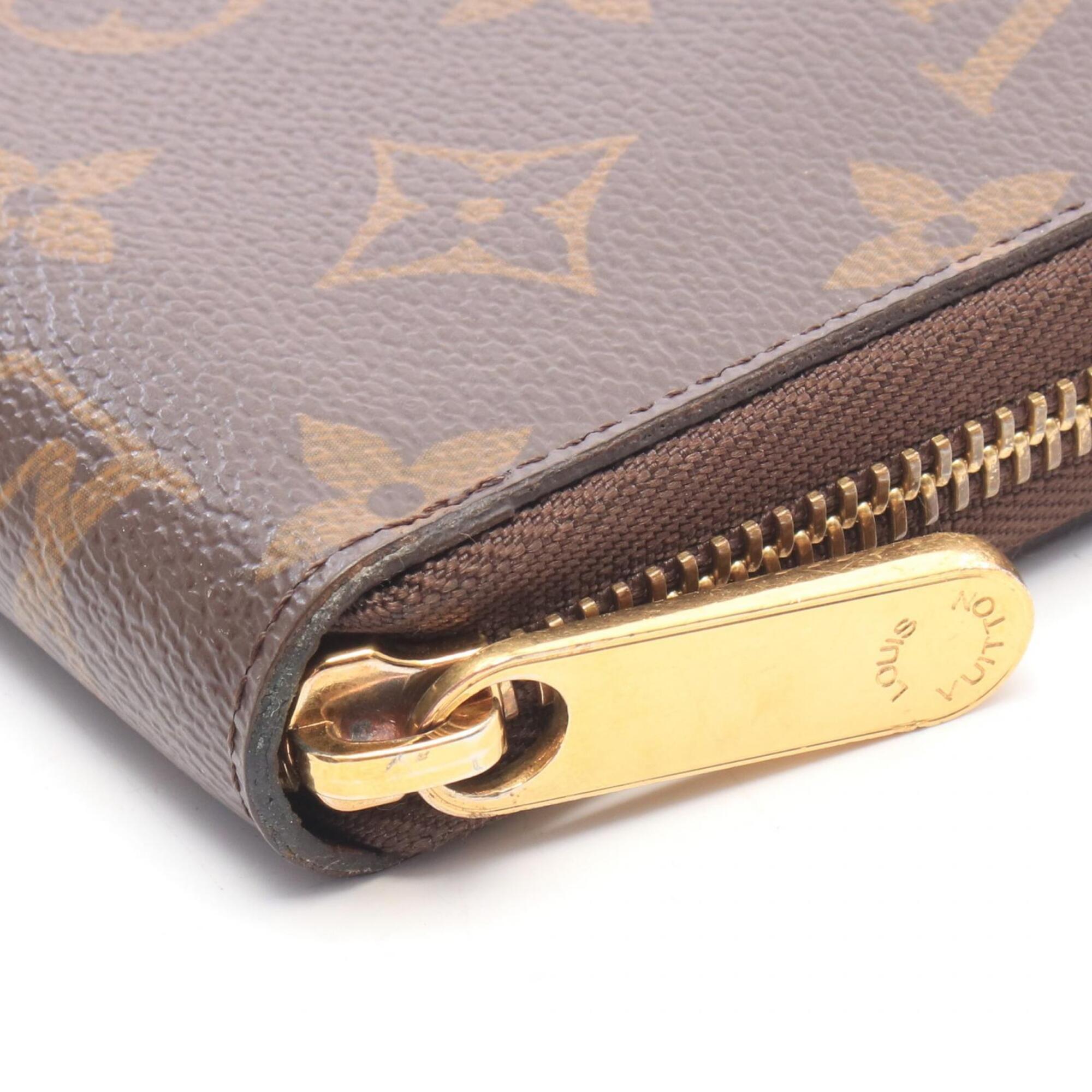 Louis Vuitton Brown Pvc Long Wallet (Bi-Fold) (Pre-Owned)
