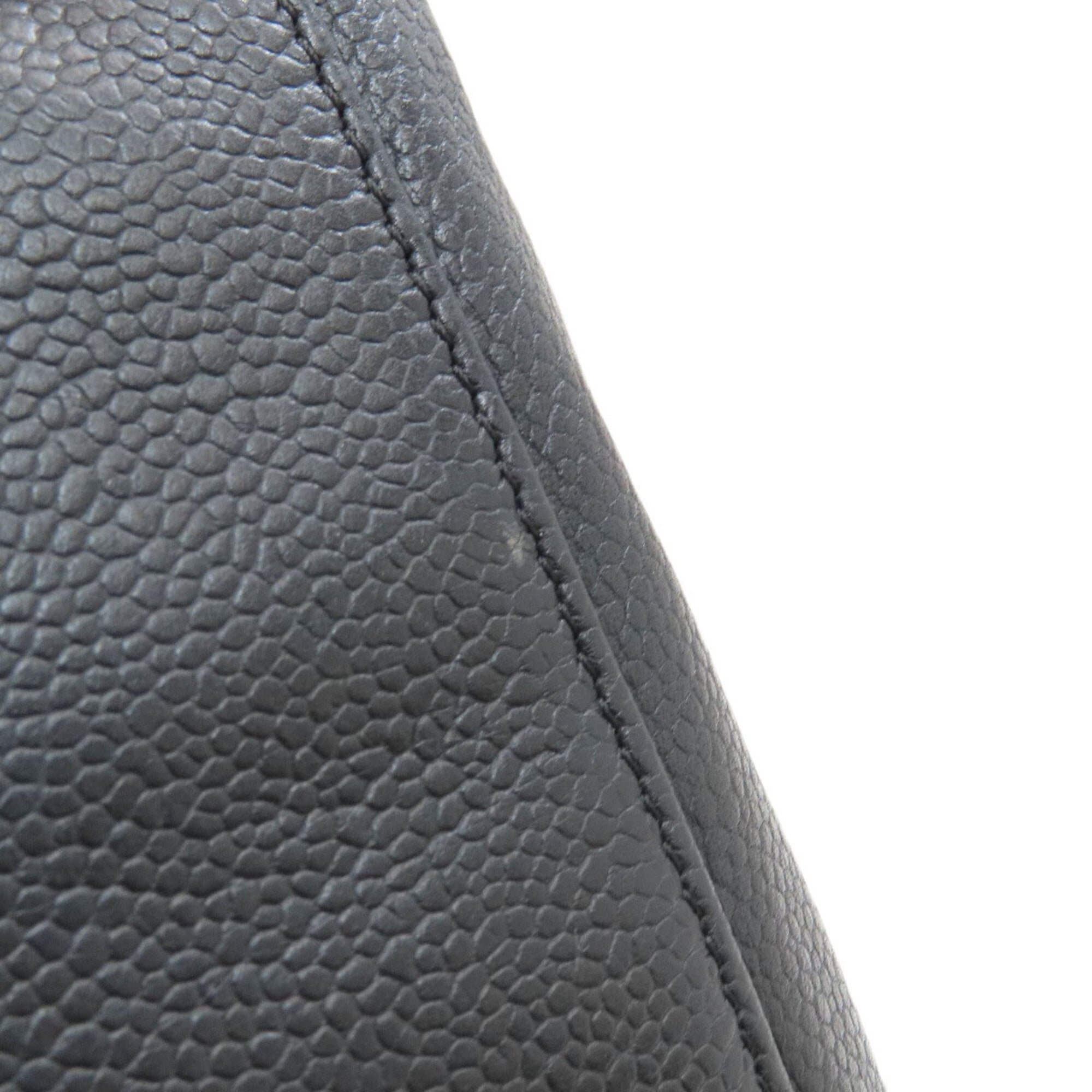 Chanel Black Leather Tote Bag (Pre-Owned)