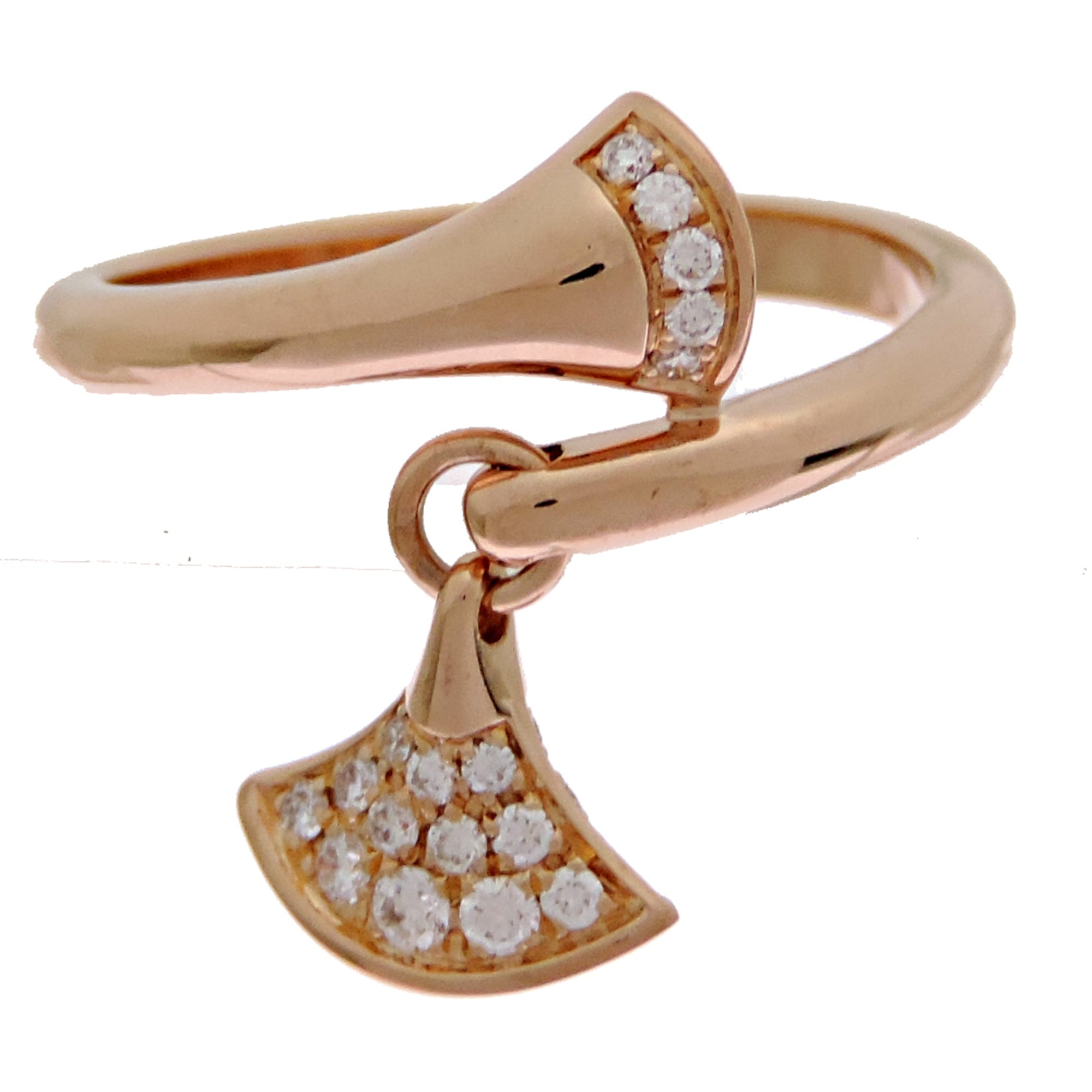 Bvlgari Pink Gold (18K) Band Ring (Pre-Owned)
