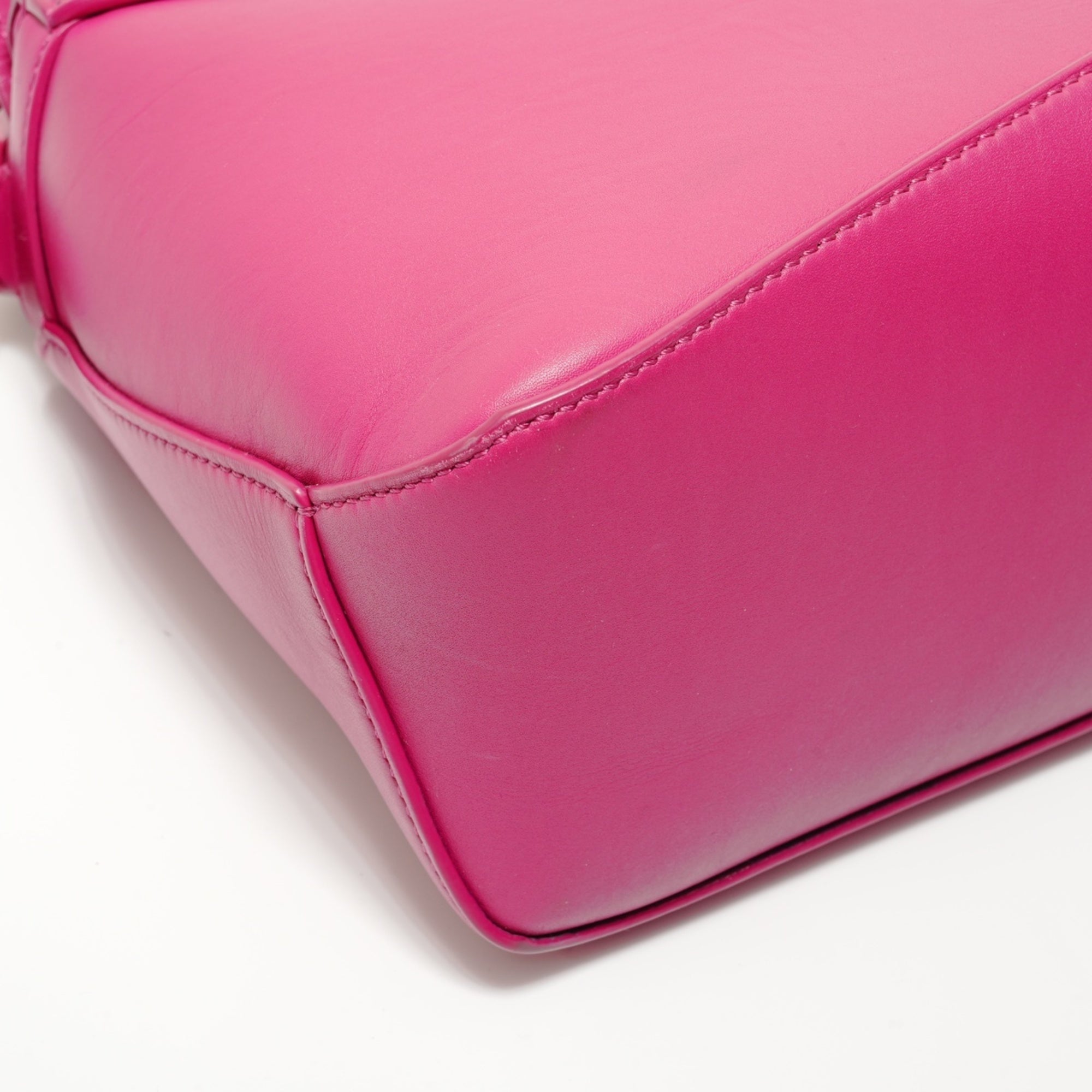 Loewe Puzzle Pink Leather Shoulder Bag (Pre-Owned)