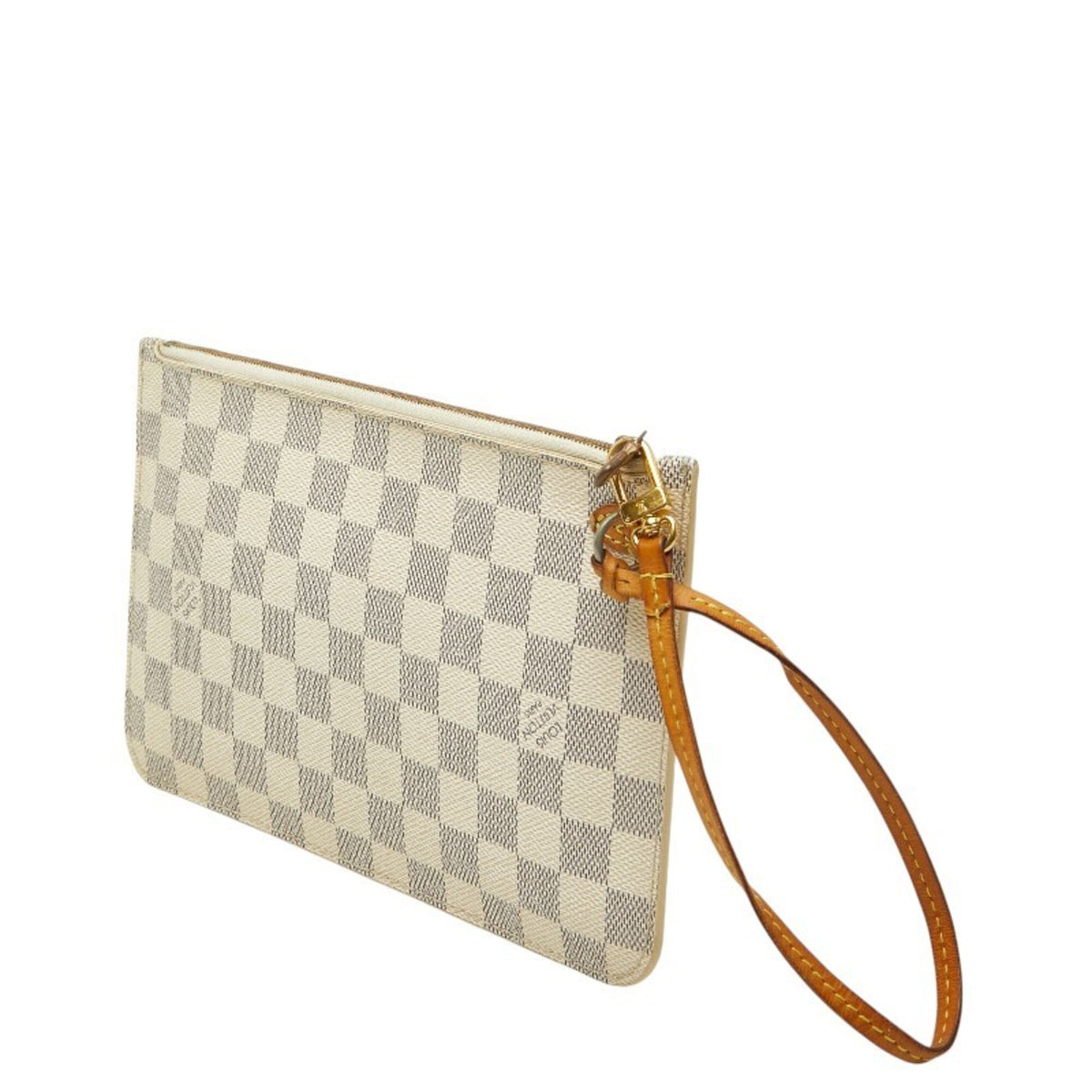 Louis Vuitton White Pvc Leather Pouch (Pre-Owned)