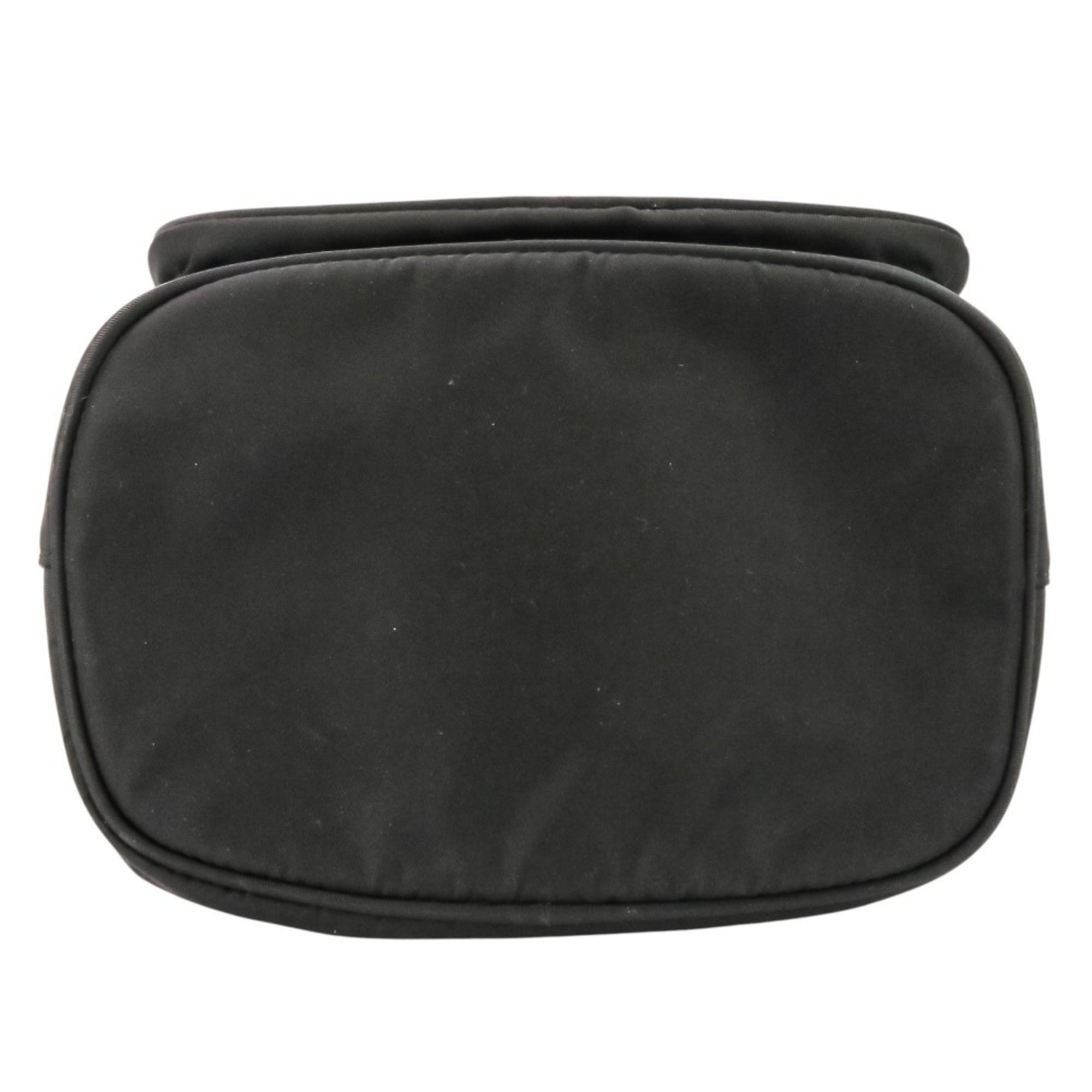 Prada Black Nylon Handbag Shoulder Bag (Pre-Owned)