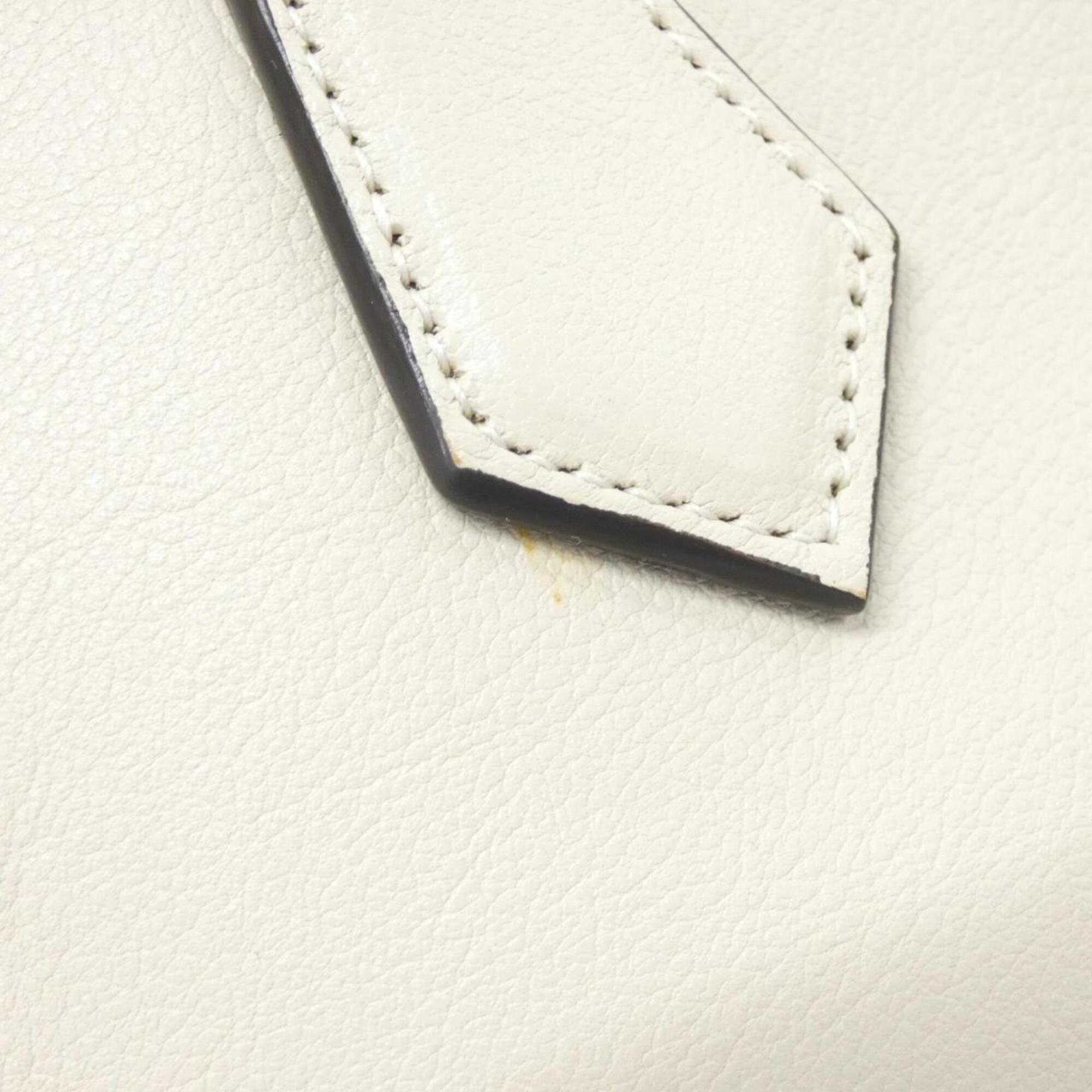 Gucci White Leather Handbag (Pre-Owned)