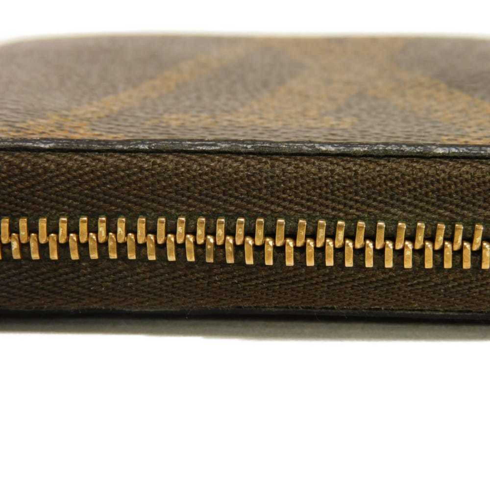 Louis Vuitton Monogram Brown Marron Noir Monogram Canvas Leather Coin Purse/Coin Case (Pre-Owned)