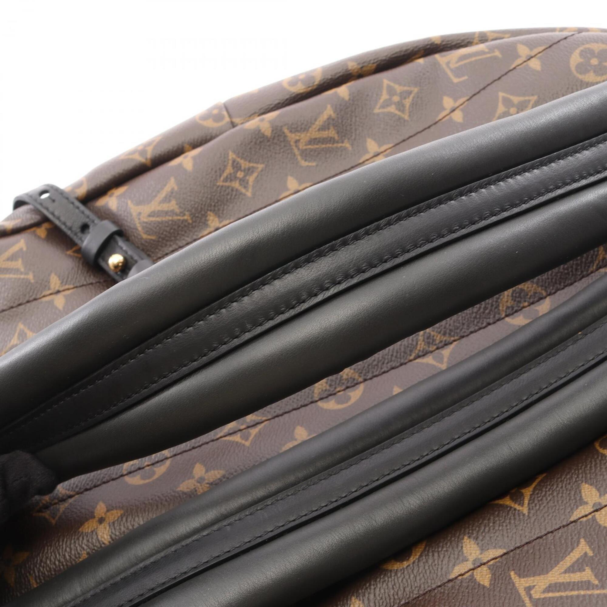 Louis Vuitton Brown Coated Canvas Pvc Monogram Leather Backpack Handbag (Pre-Owned)