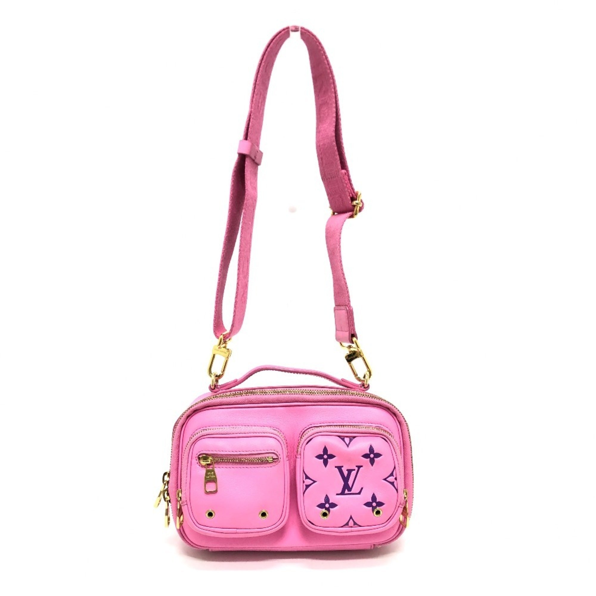 Louis Vuitton Pink Rose Leather Shoulder Bag (Pre-Owned)