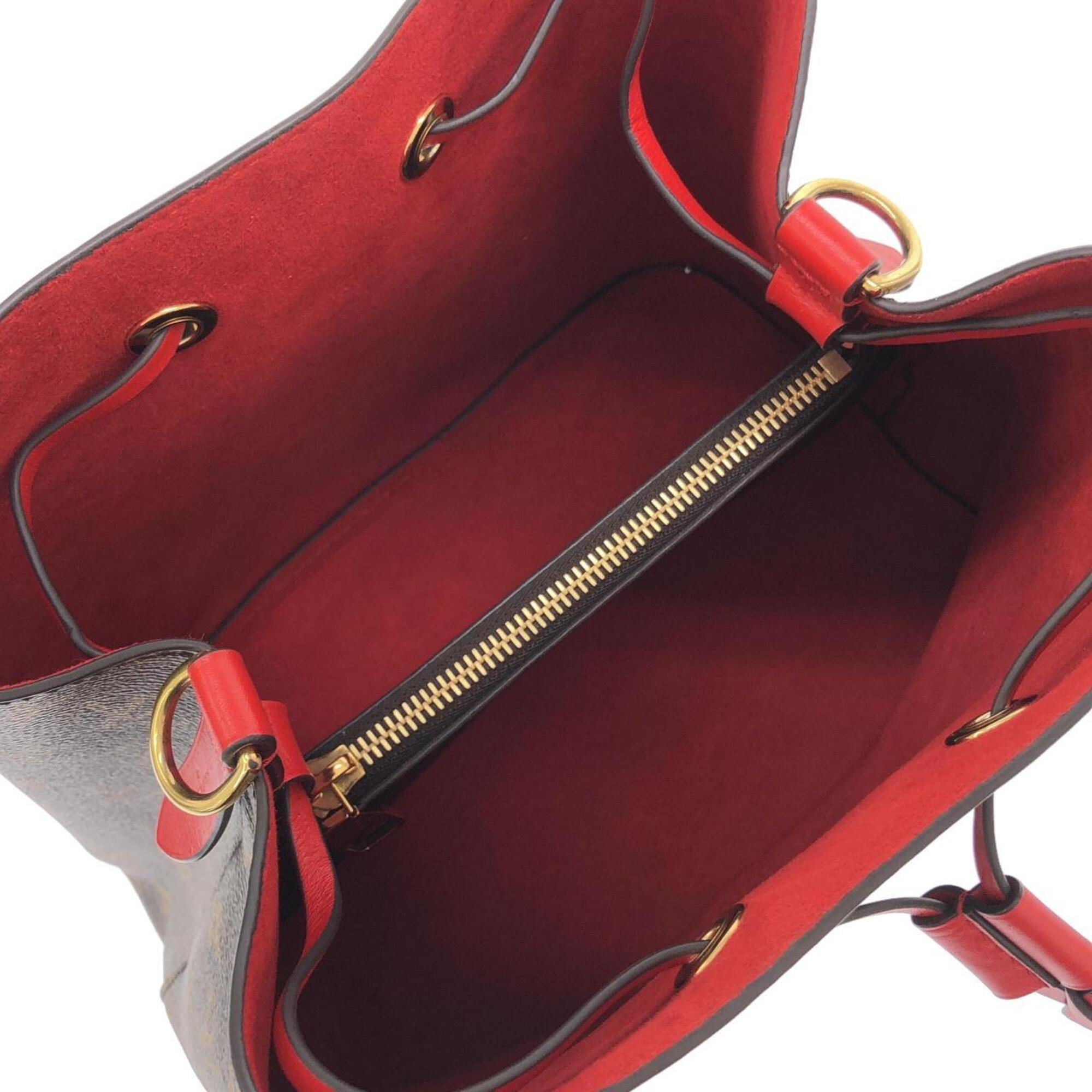 Louis Vuitton Brown Coated Canvas Shoulder Bag (Pre-Owned)
