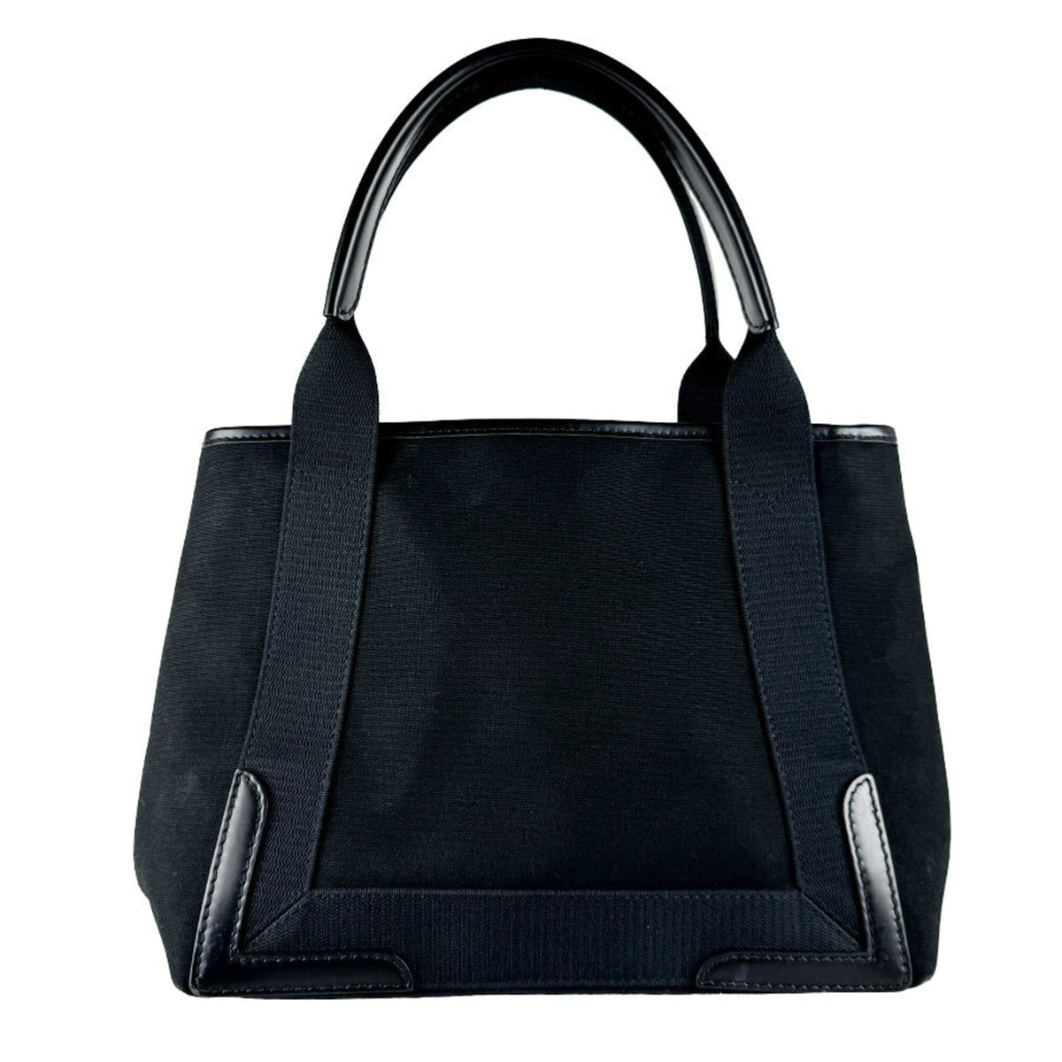 Balenciaga Black Canvas Leather Handbag (Pre-Owned)