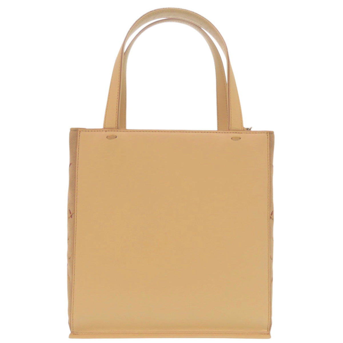 Burberry Beige Bordeaux Leather Handbag (Pre-Owned)