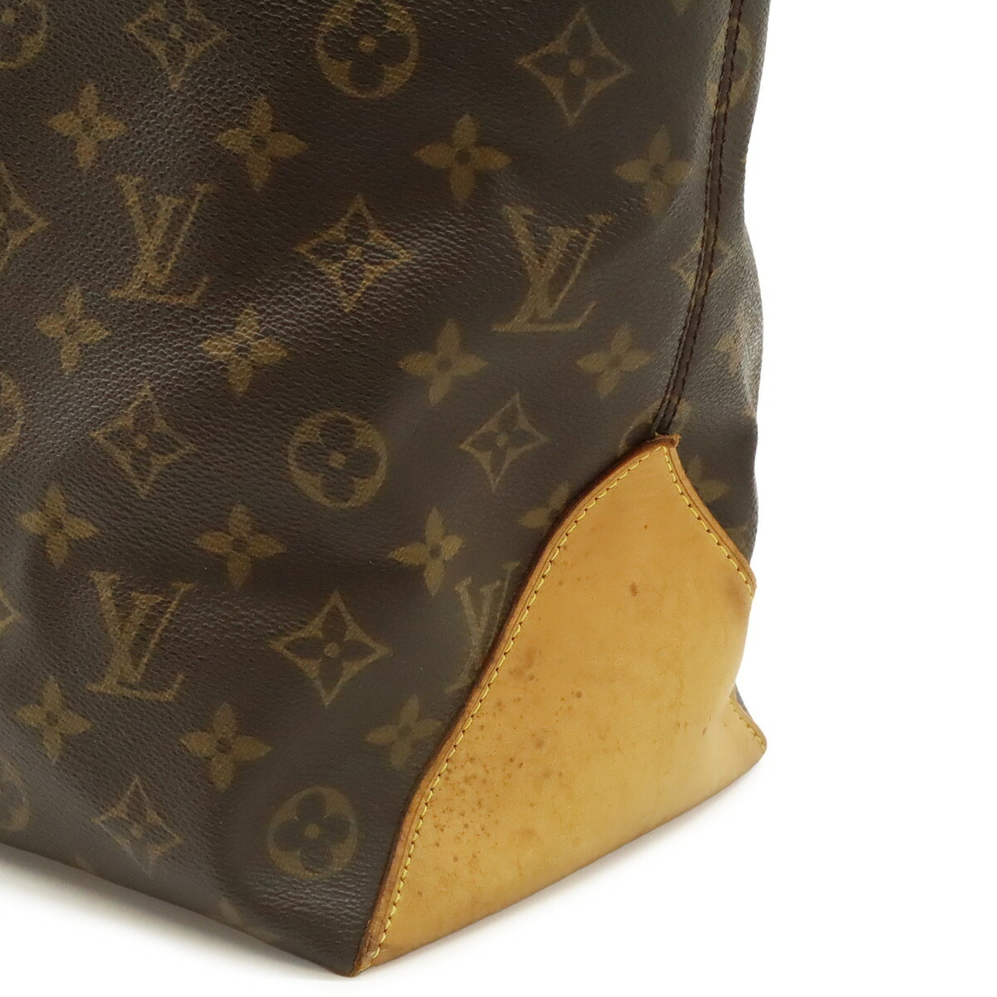 Louis Vuitton Brown Monogram Shoulder Bag Tote Bag (Pre-Owned)