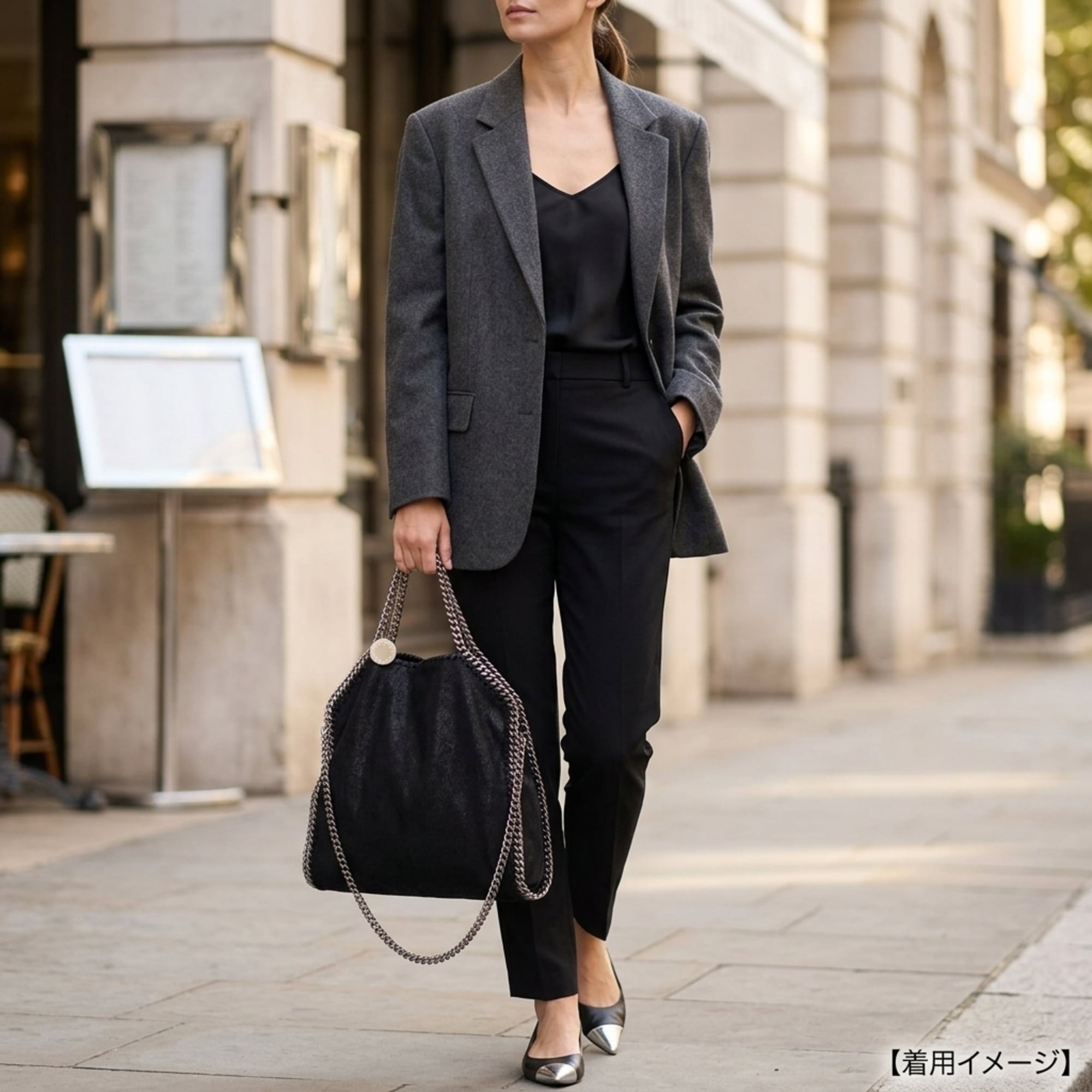 Stella Mccartney Black Polyester Shoulder Bag (Pre-Owned)