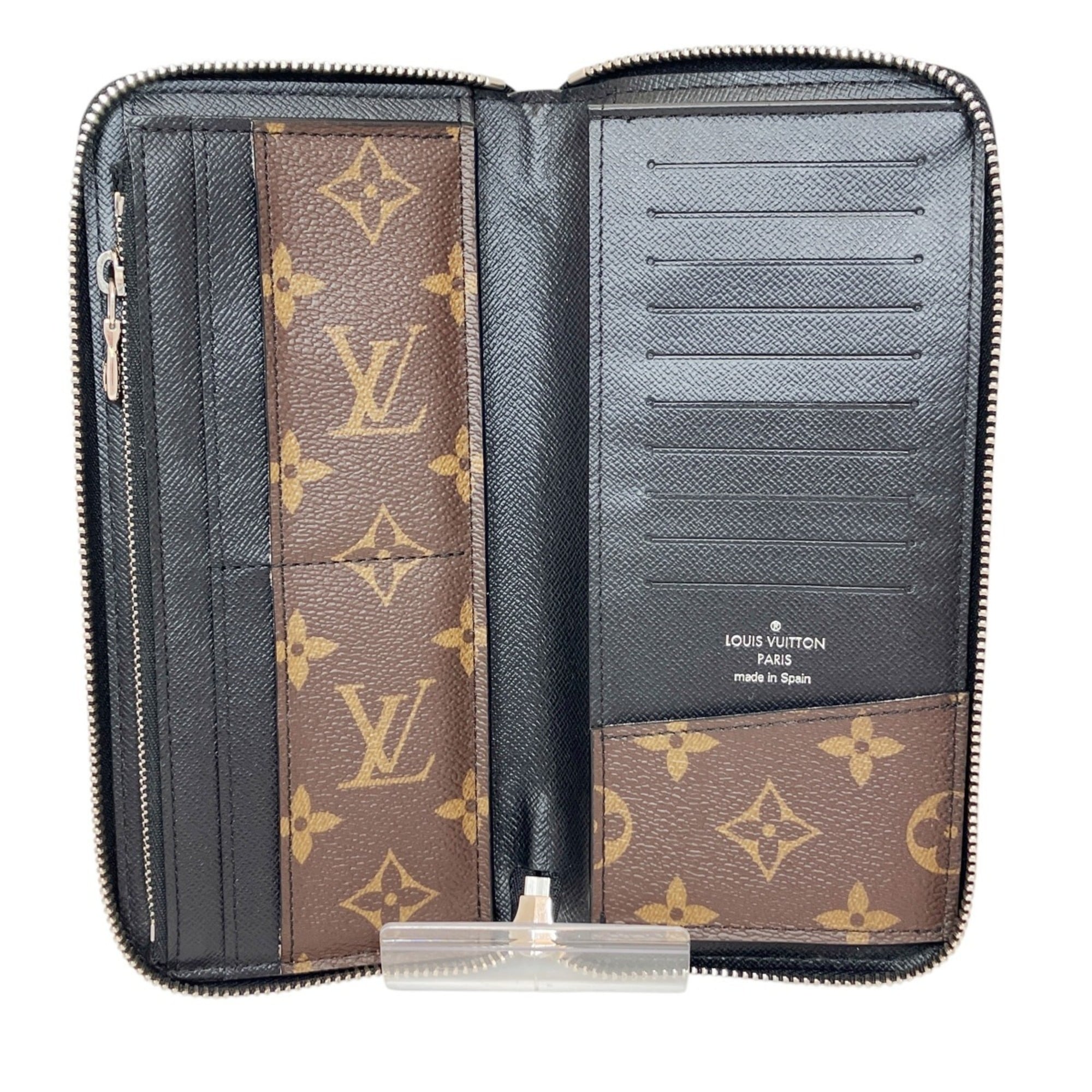 Louis Vuitton Brown Monogram Monogram Canvas Leather Long Wallet (Bi-Fold) (Pre-Owned)
