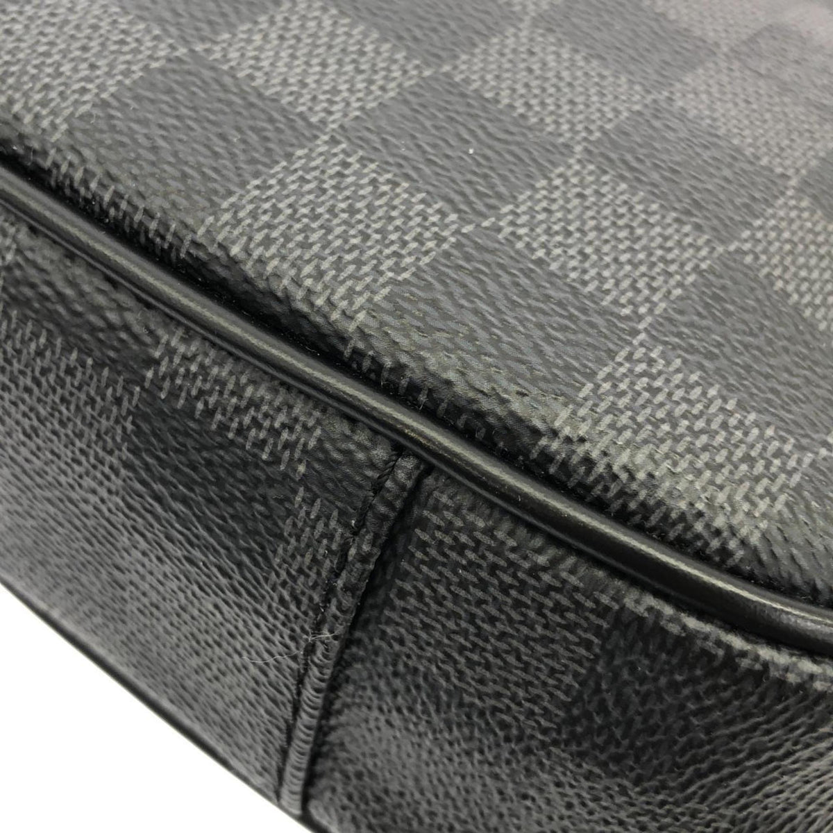 Louis Vuitton Graphite Coated Canvas Shoulder Bag (Pre-Owned)