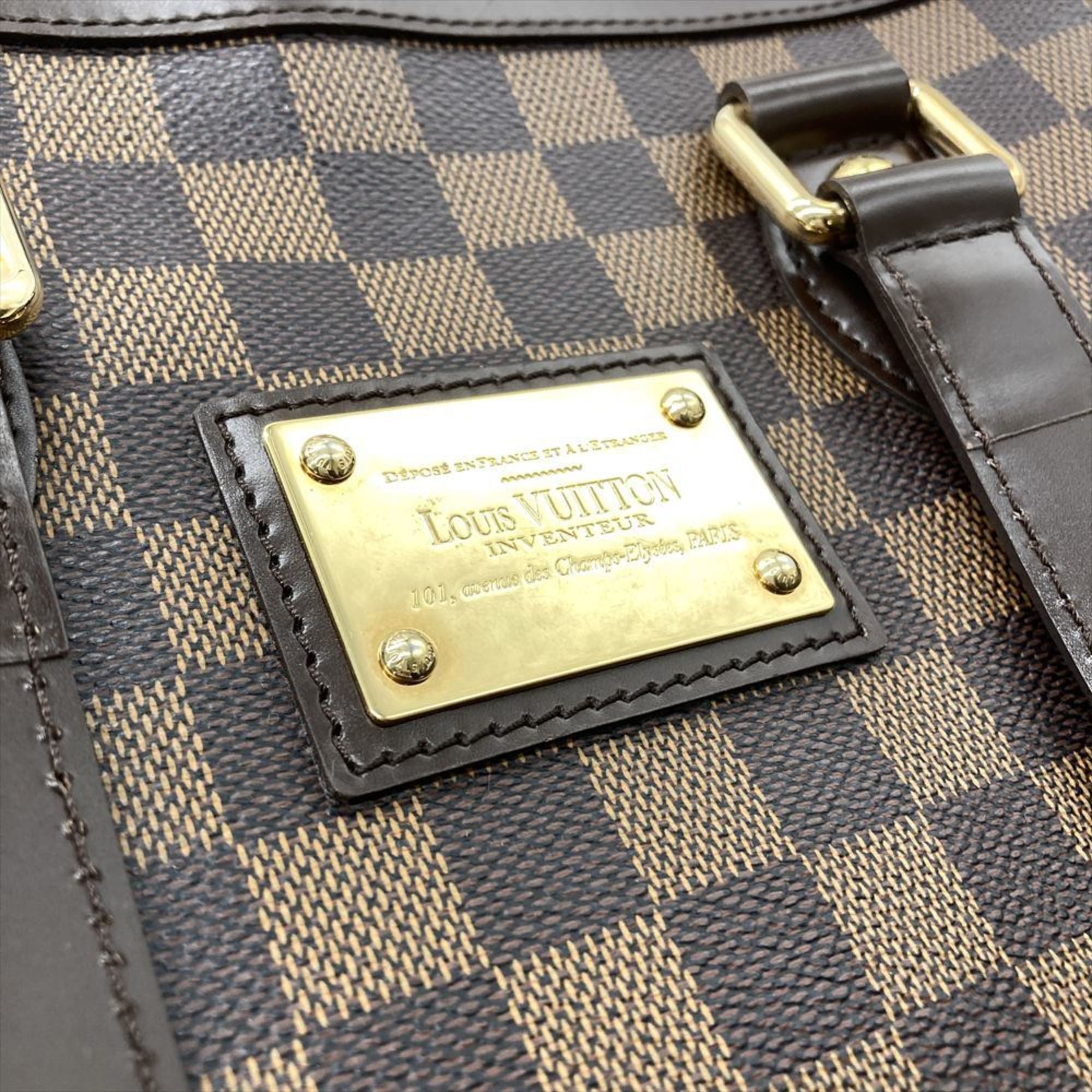 Louis Vuitton Brown Damier Canvas Handbag (Pre-Owned)
