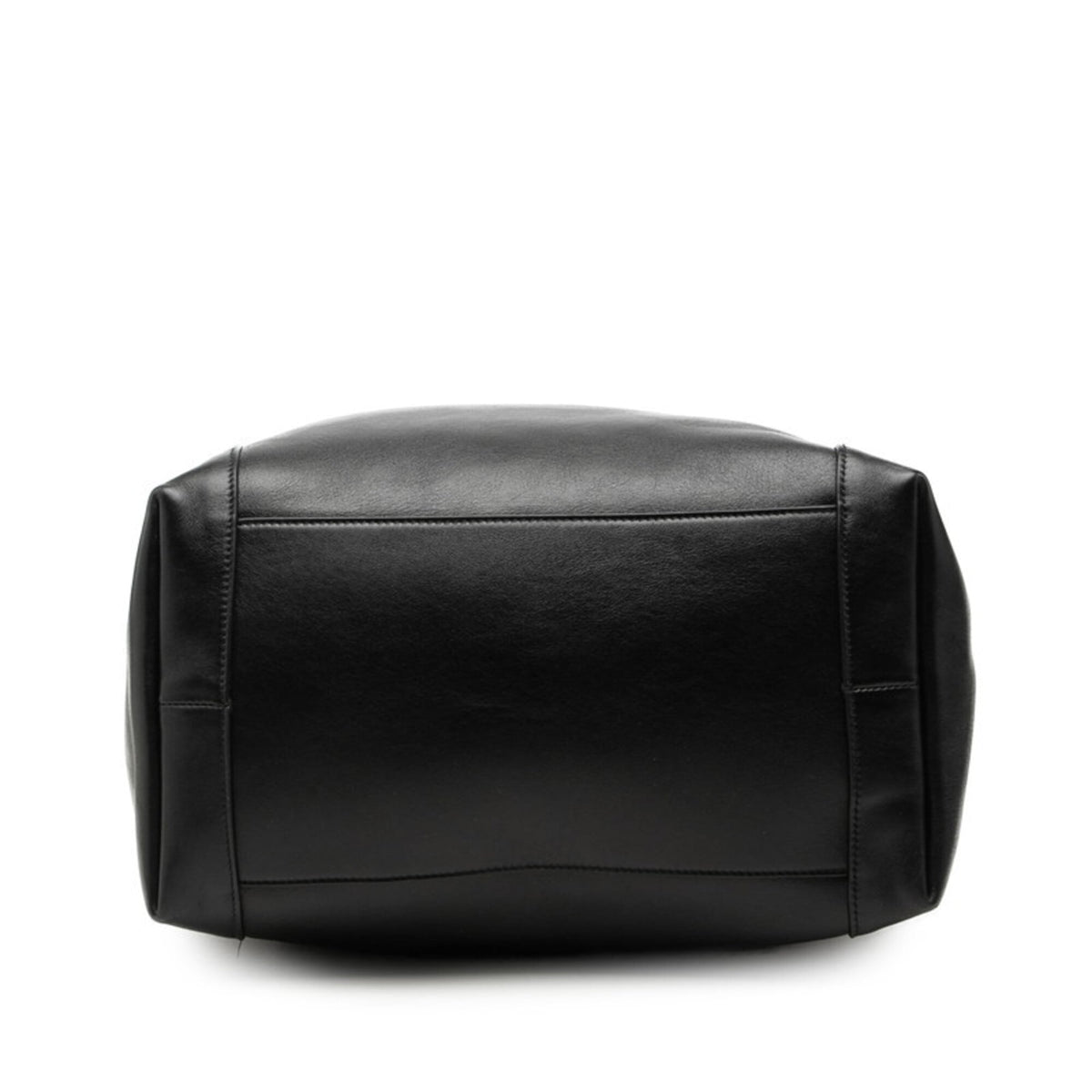 Saint Laurent Black Leather Pouch Shoulder Bag Tote Bag (Pre-Owned)