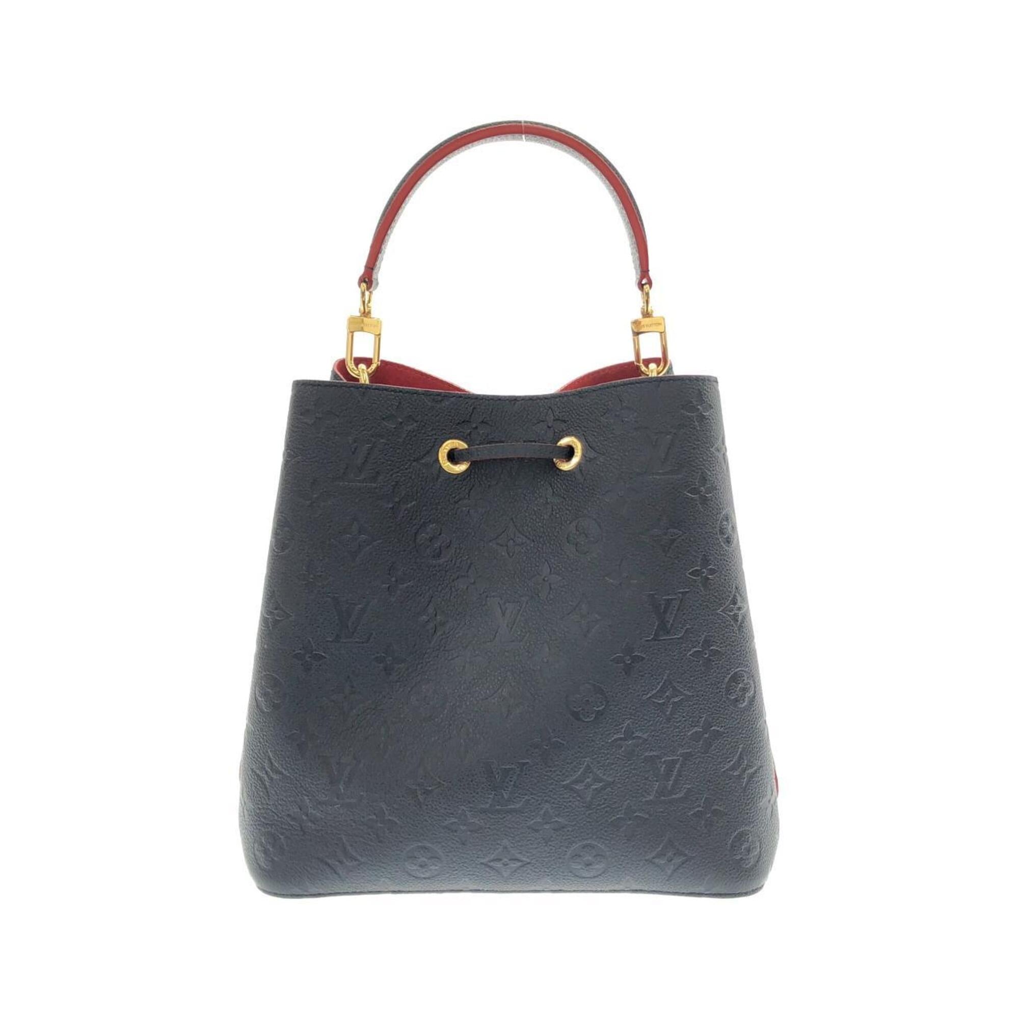 Louis Vuitton Marine Rouge Leather Shoulder Bag (Pre-Owned)