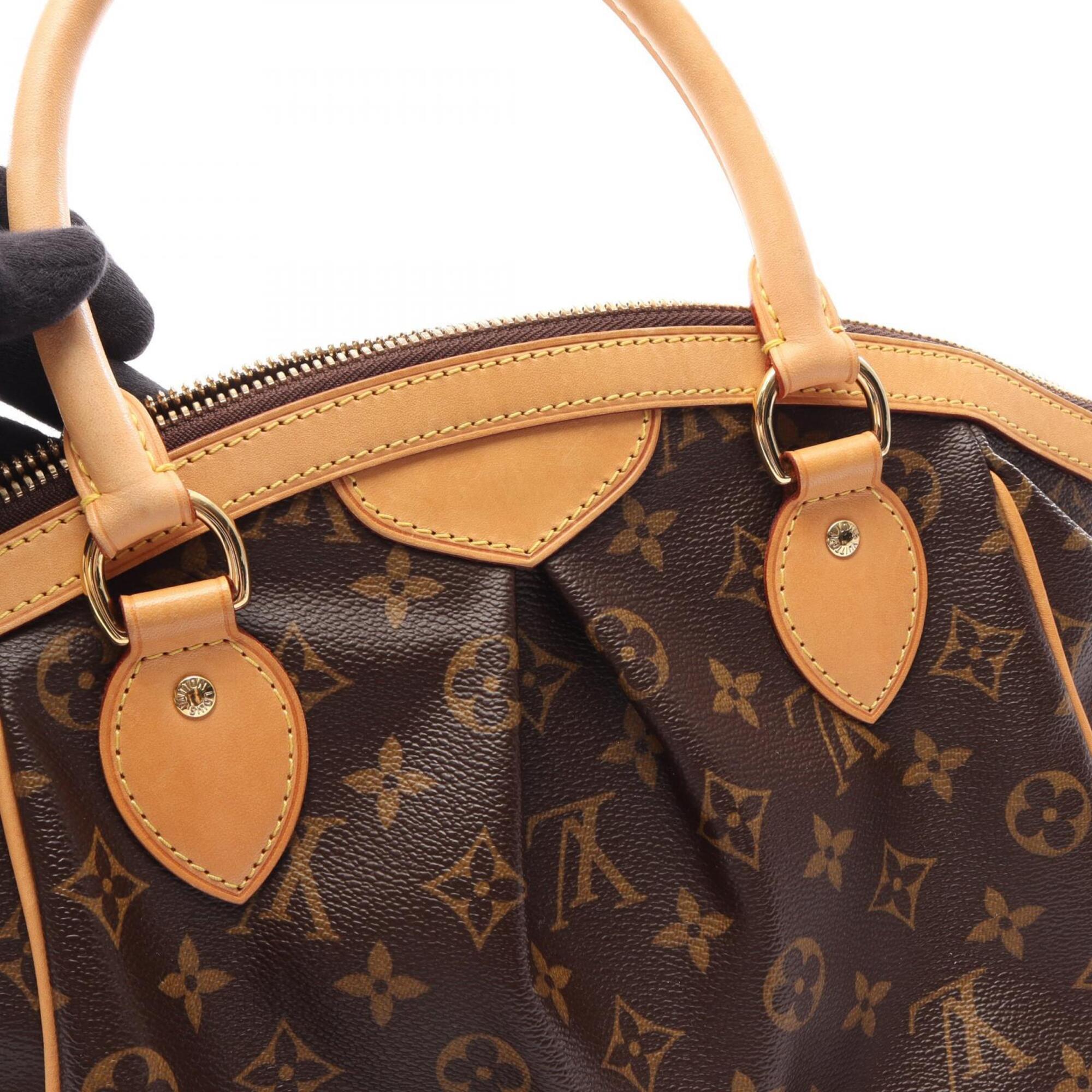 Louis Vuitton Brown Pvc Leather Handbag (Pre-Owned)