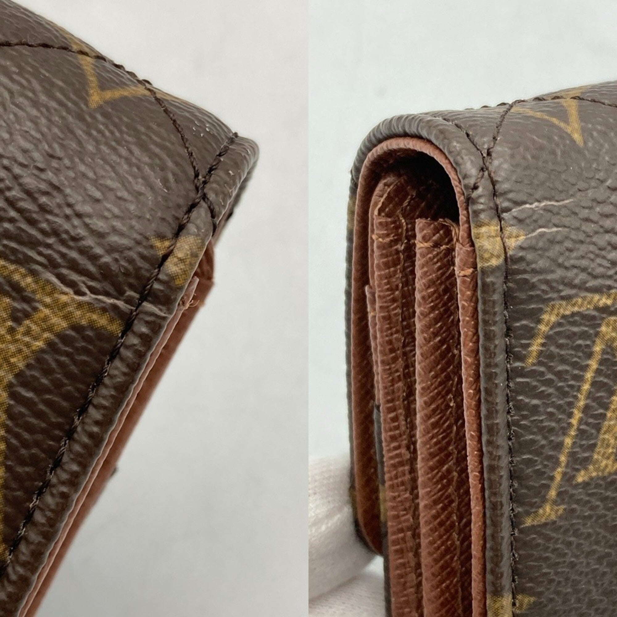 Louis Vuitton Monogram Brown Pvc Long Wallet (Bi-Fold) (Pre-Owned)