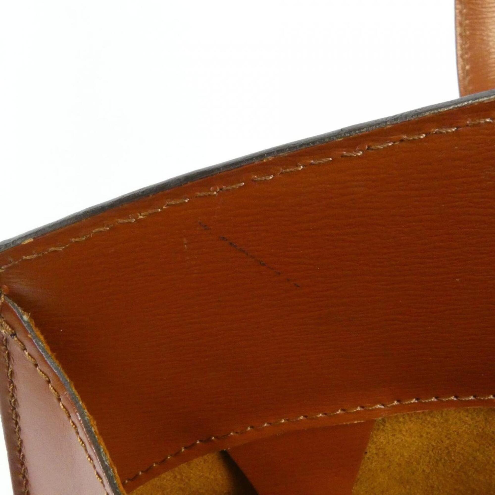 Louis Vuitton Brown Leather Shoulder Bag (Pre-Owned)