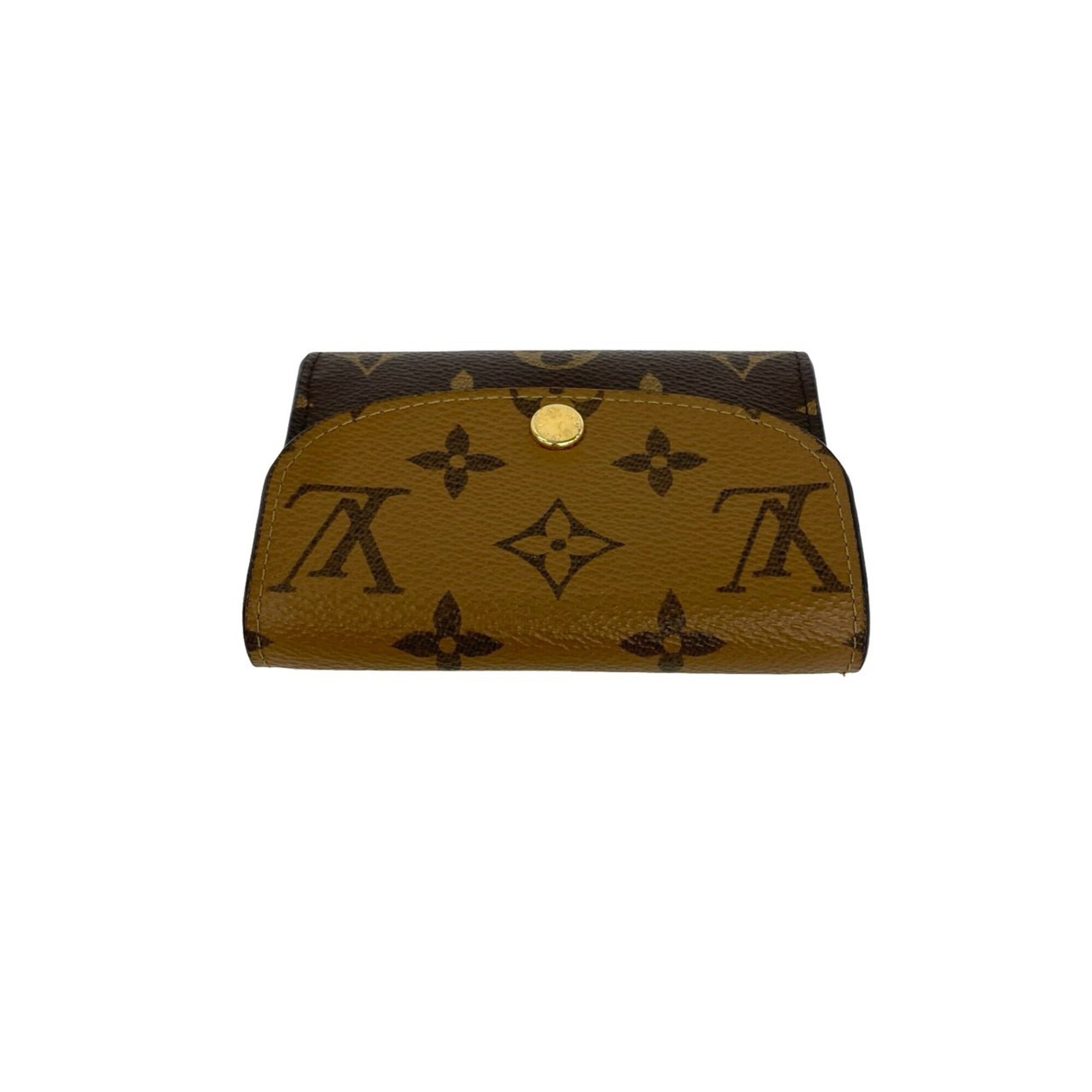 Louis Vuitton Brown Leather Pvc Coin Purse/Coin Case (Pre-Owned)