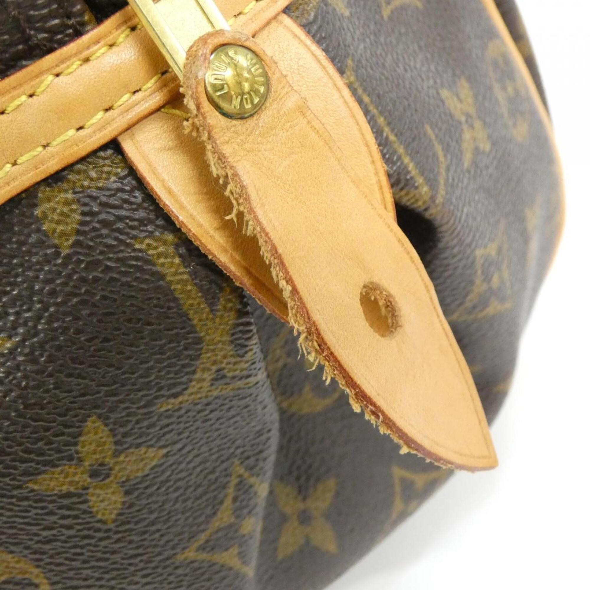 Louis Vuitton Marron Coated Canvas Shoulder Bag (Pre-Owned)