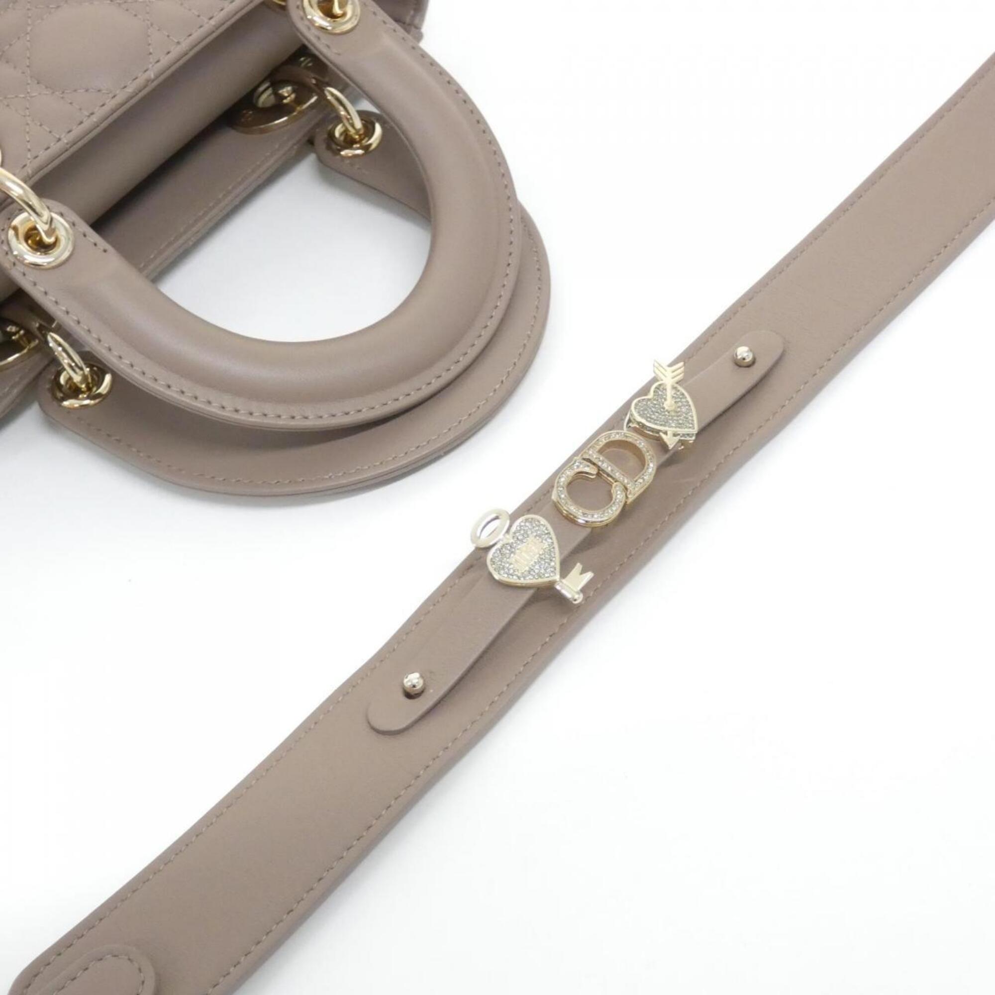 Christian Dior Brown Leather Handbag (Pre-Owned)
