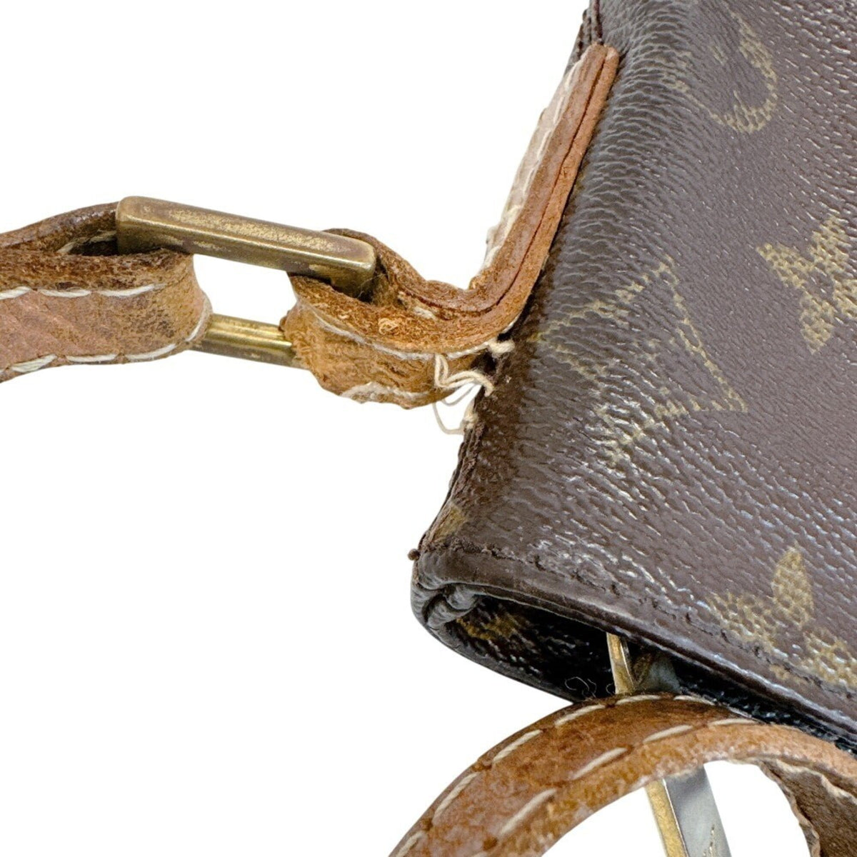 Louis Vuitton Brown Monogram Canvas Shoulder Bag (Pre-Owned)