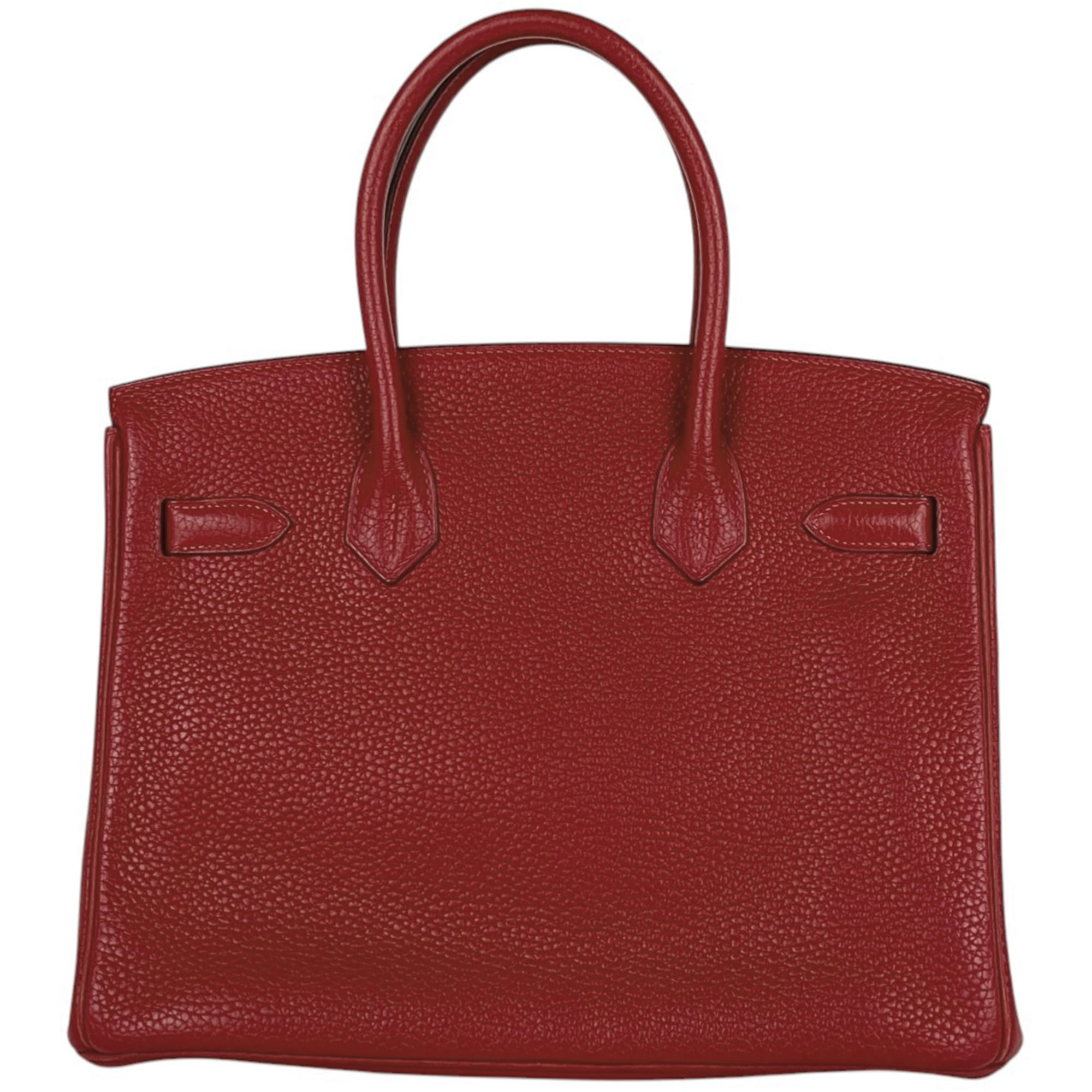Hermes Birkin Rouge Casaque Togo Leather Handbag (Pre-Owned)