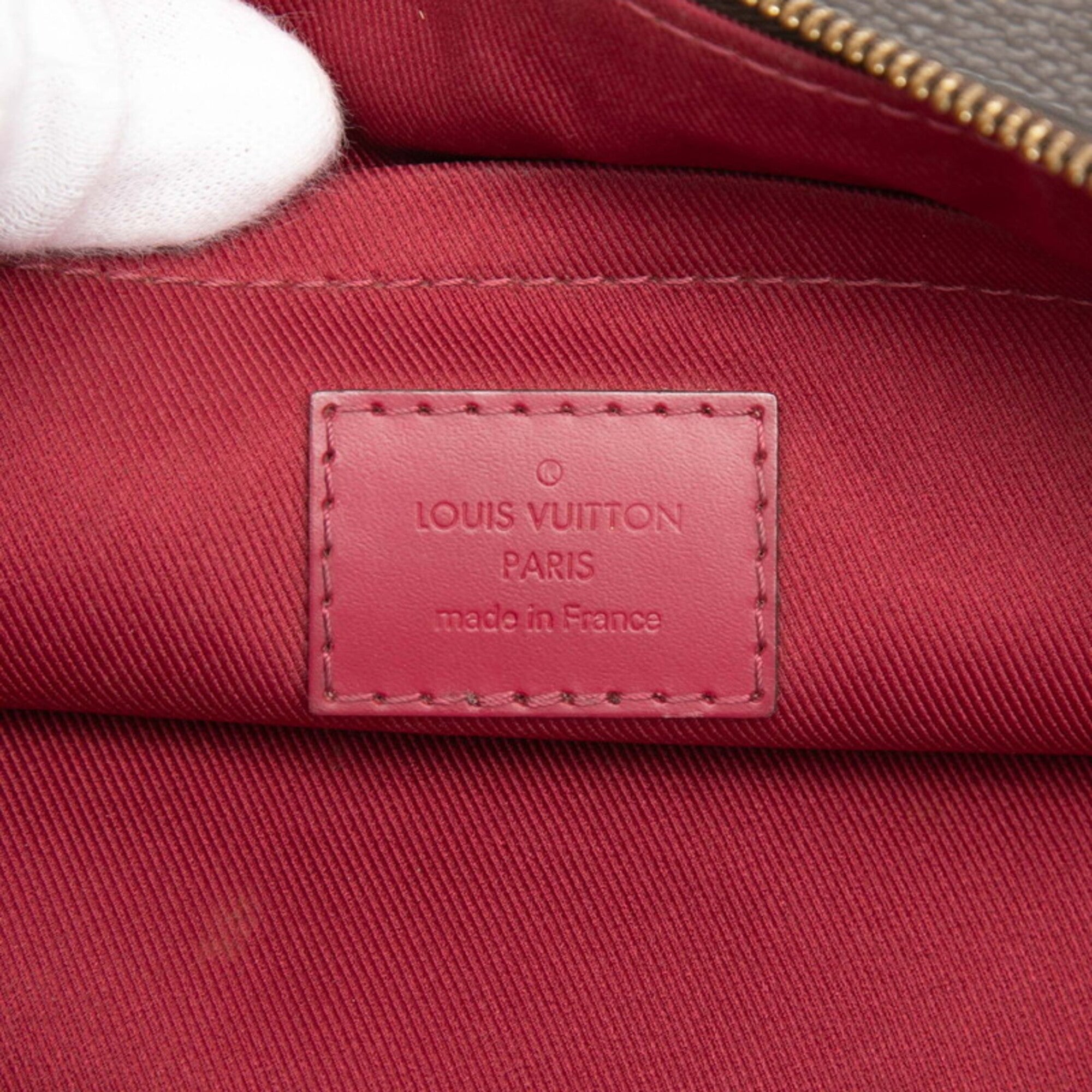 Louis Vuitton Brown Fuchsia Pvc Clutch Bag (Pre-Owned)
