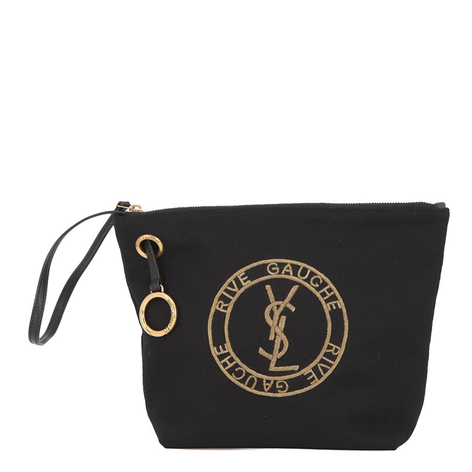 Yves Saint Laurent Black Wool Handbag (Pre-Owned)