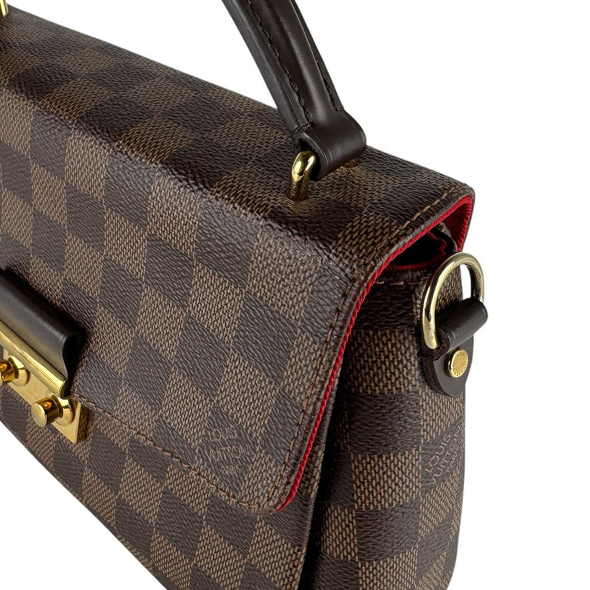 Louis Vuitton Brown Damier Canvas Damier Canvas Handbag Shoulder Bag (Pre-Owned)