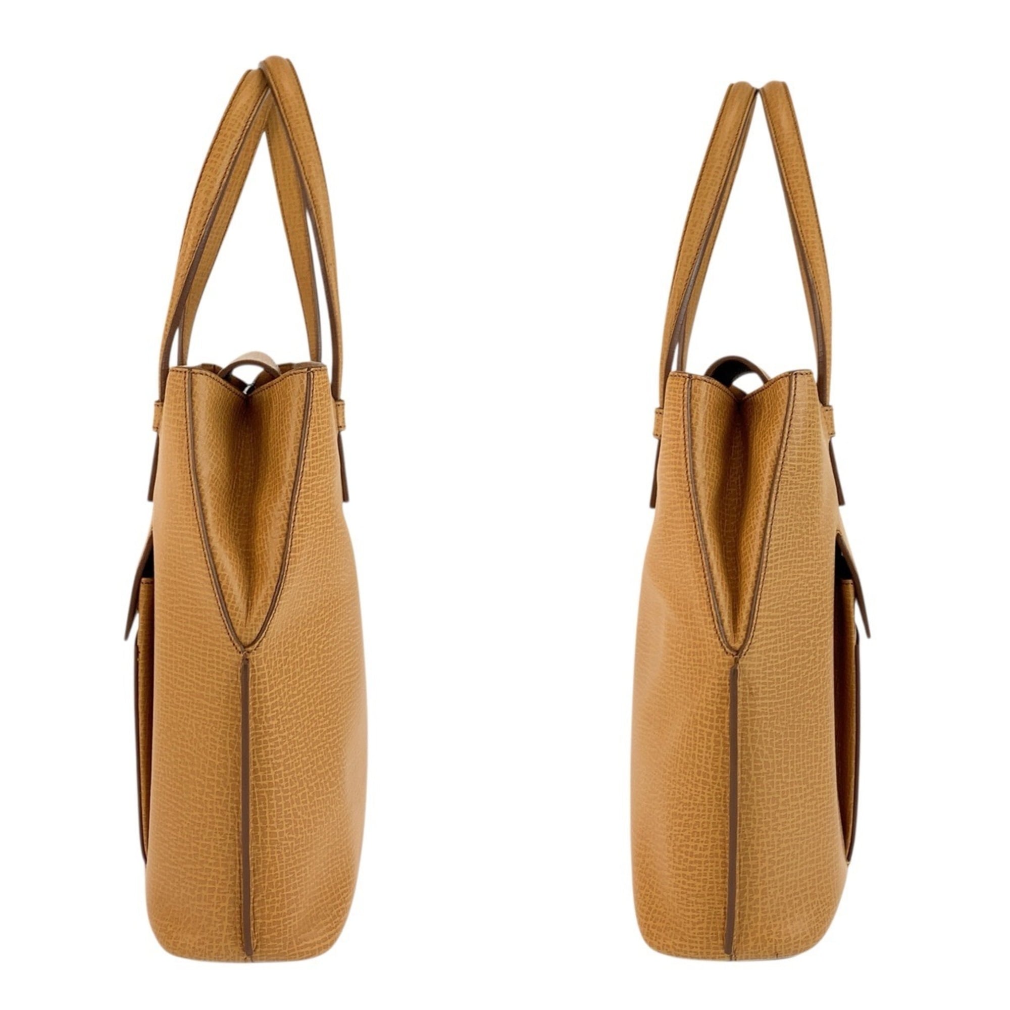 Loewe Beige Leather Handbag Tote Bag (Pre-Owned)