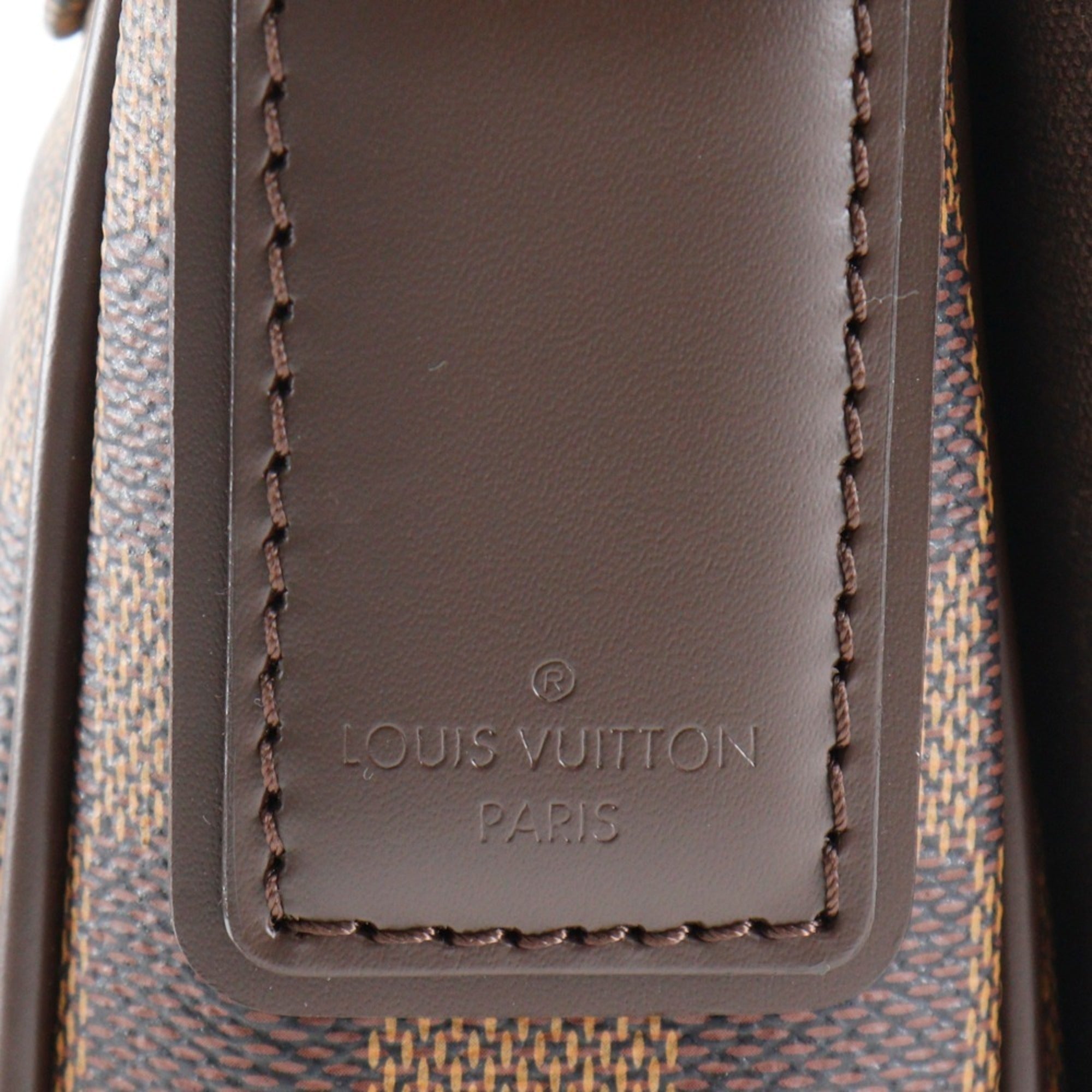 Louis Vuitton Brown Damier Canvas Shoulder Bag (Pre-Owned)