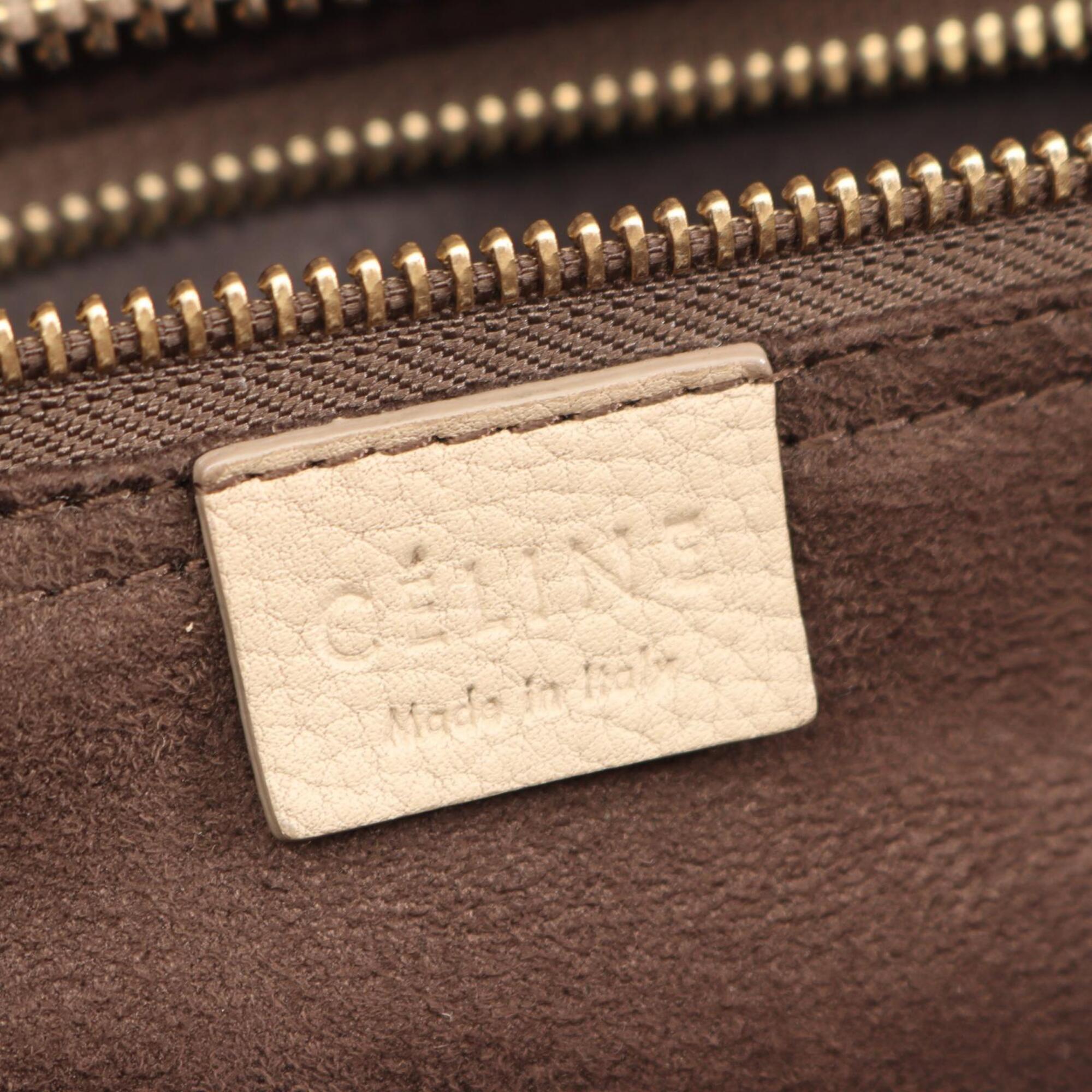 Celine Beige Leather Handbag (Pre-Owned)