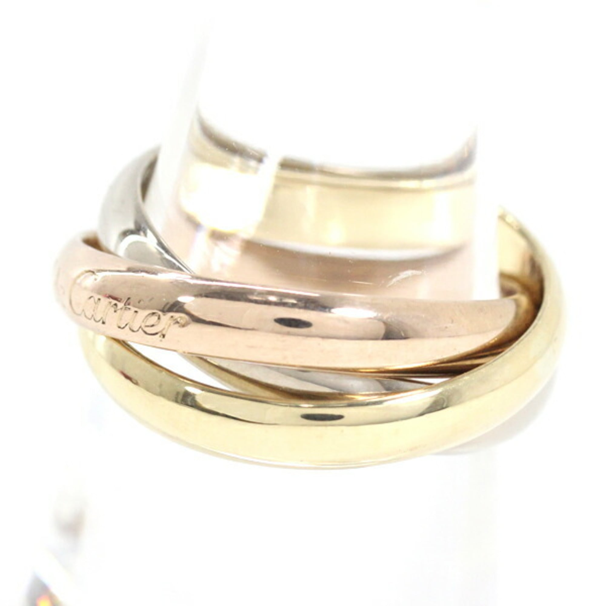 Cartier Pink Gold White Gold Yellow Gold Yellow Gold (18K) Pink Gold (18K) White Gold (18K) Band Ring (Pre-Owned)