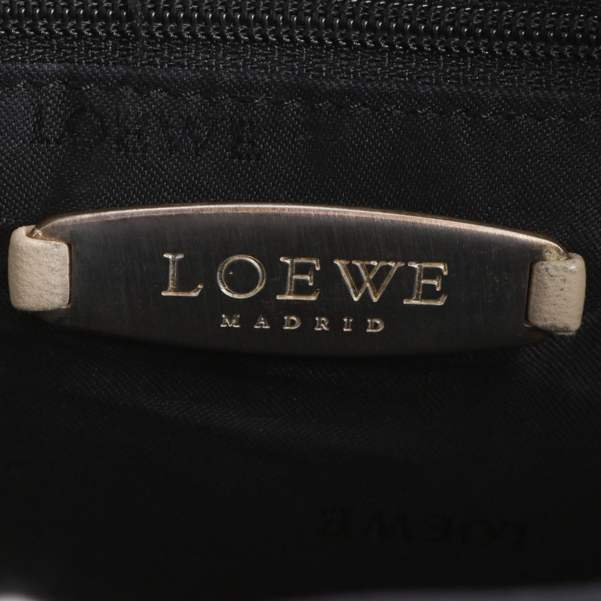 Loewe Beige Leather Handbag Tote Bag (Pre-Owned)