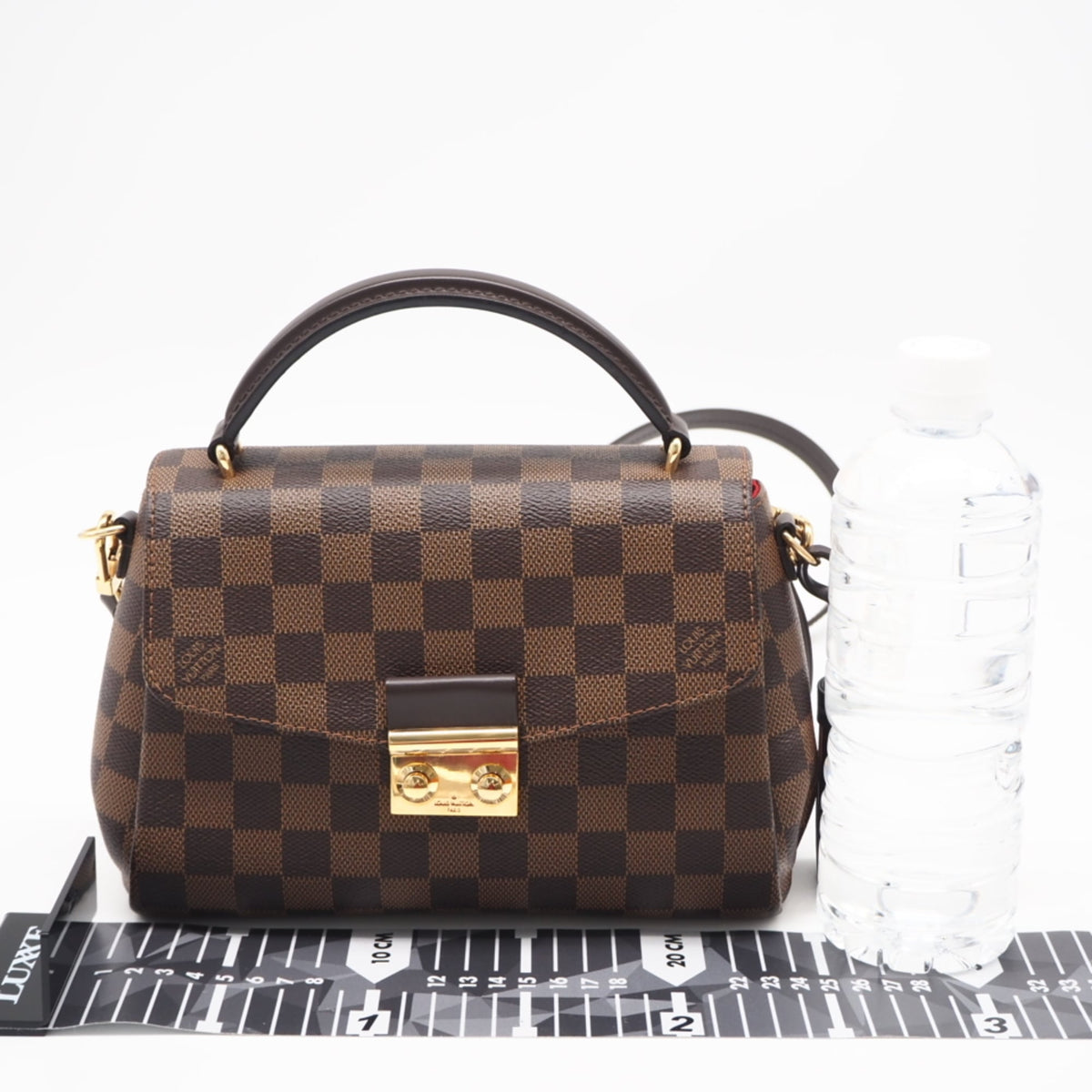 Louis Vuitton Beige Black Brown Damier Canvas Damier Canvas Shoulder Bag (Pre-Owned)