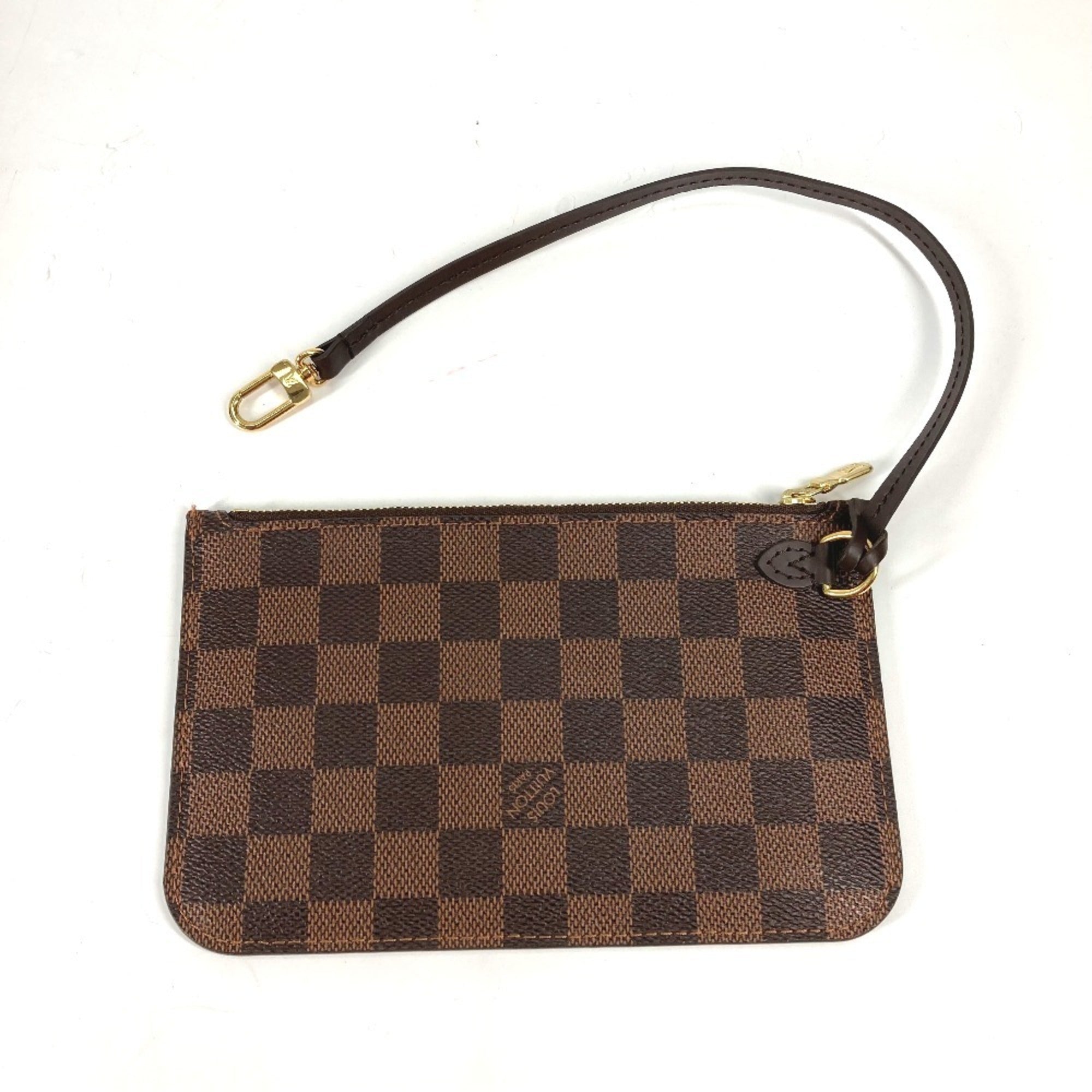 Louis Vuitton Brown Damier Canvas Ebene Damier Canvas Pouch Shoulder Bag Tote Bag (Pre-Owned)