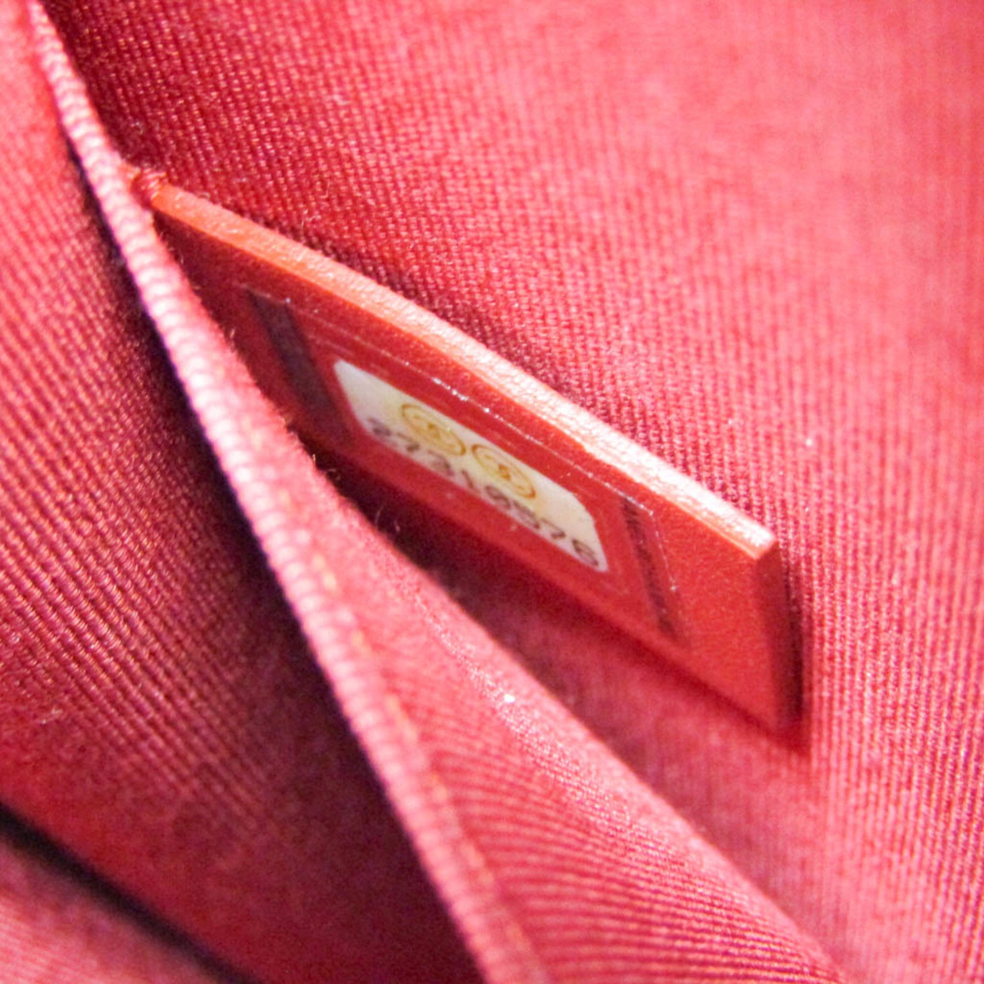 Chanel Boy Chanel Red Color Leather Shoulder Bag (Pre-Owned)